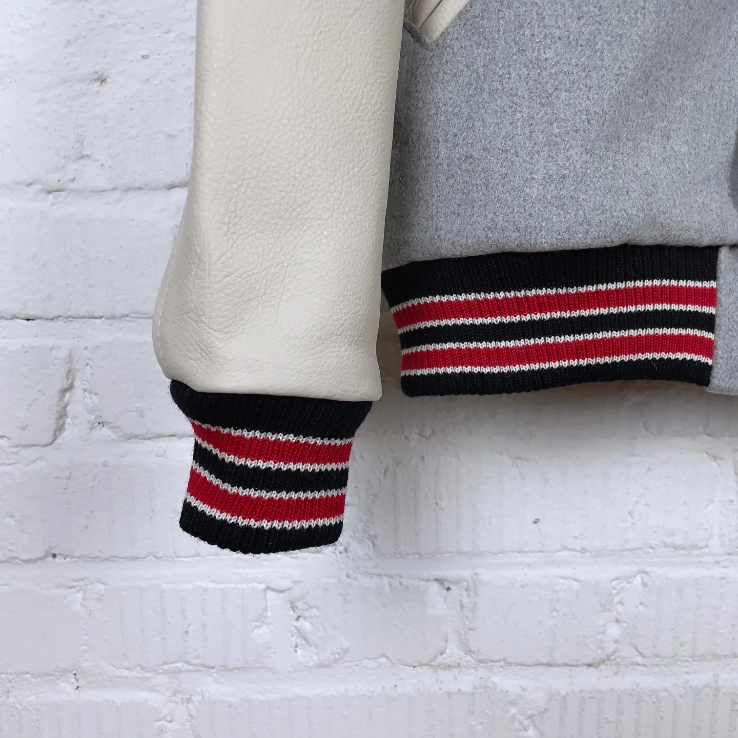 dehen 1920 | varsity jacket - lt. oxford - milk - Image 6