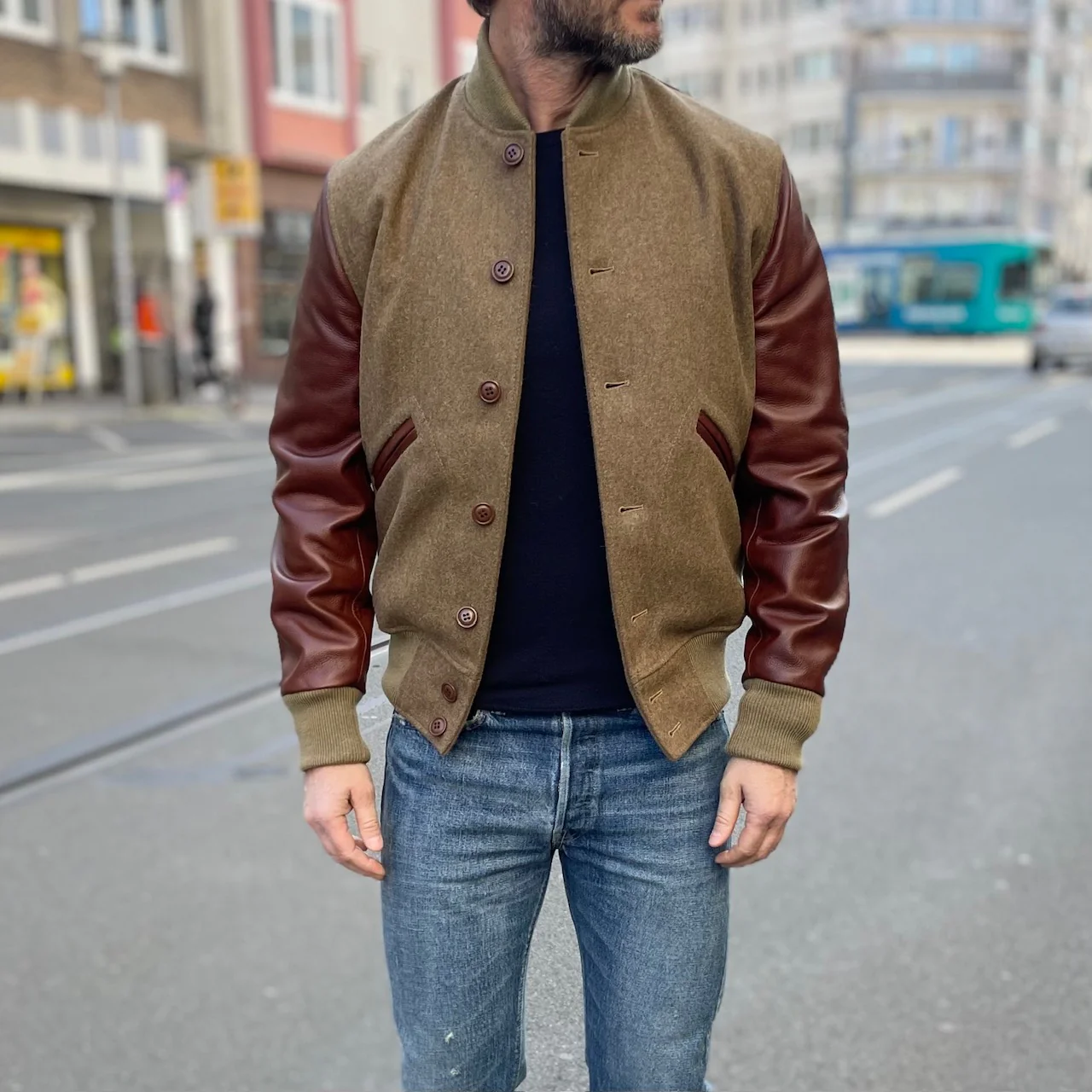 dejavu iconic | 1940's varsity jacket - Image 3