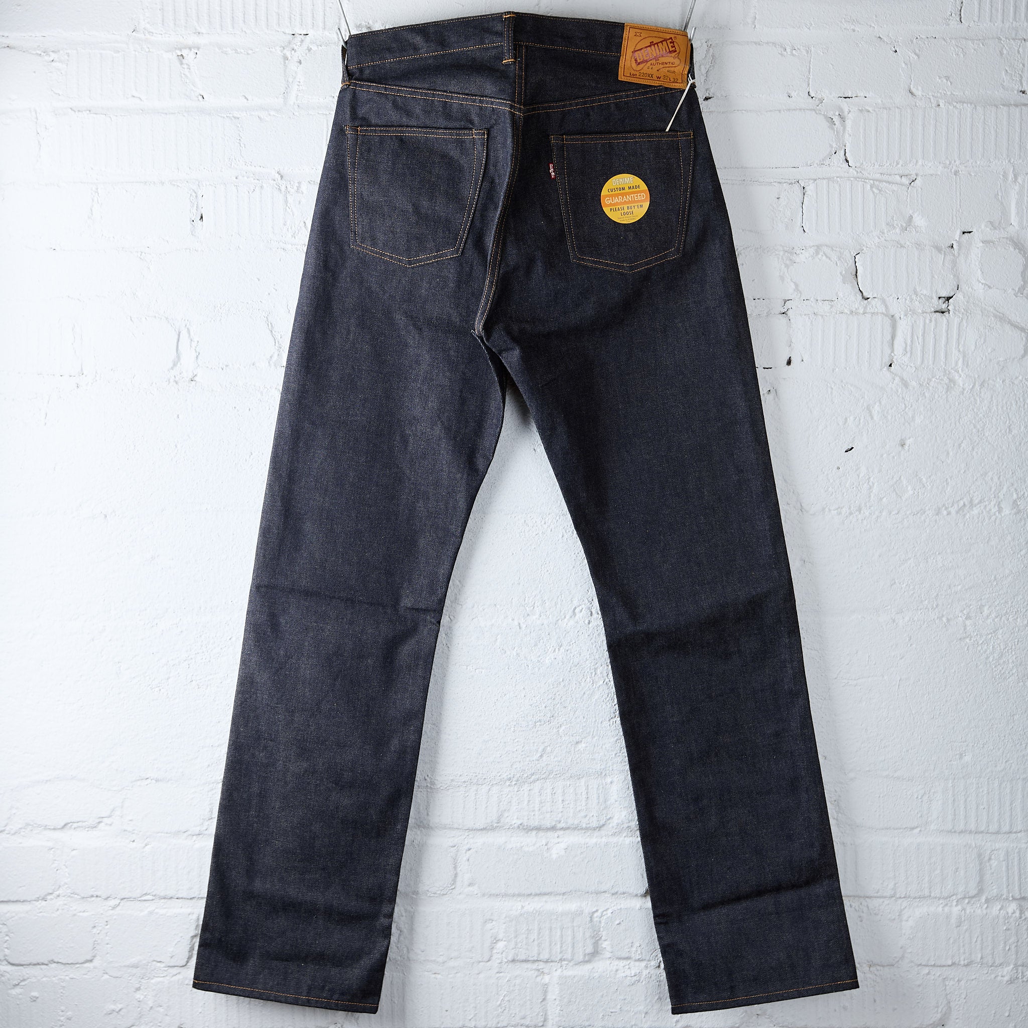 denime | lot. 220xx-54" 1954 model 14oz regular straight jeans - non wash - Image 3
