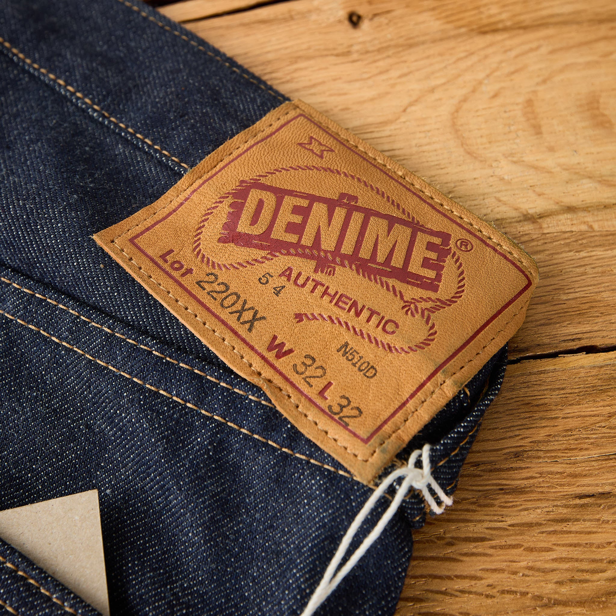 denime | lot. 220xx-54" 1954 model 14oz regular straight jeans - non wash - Image 5