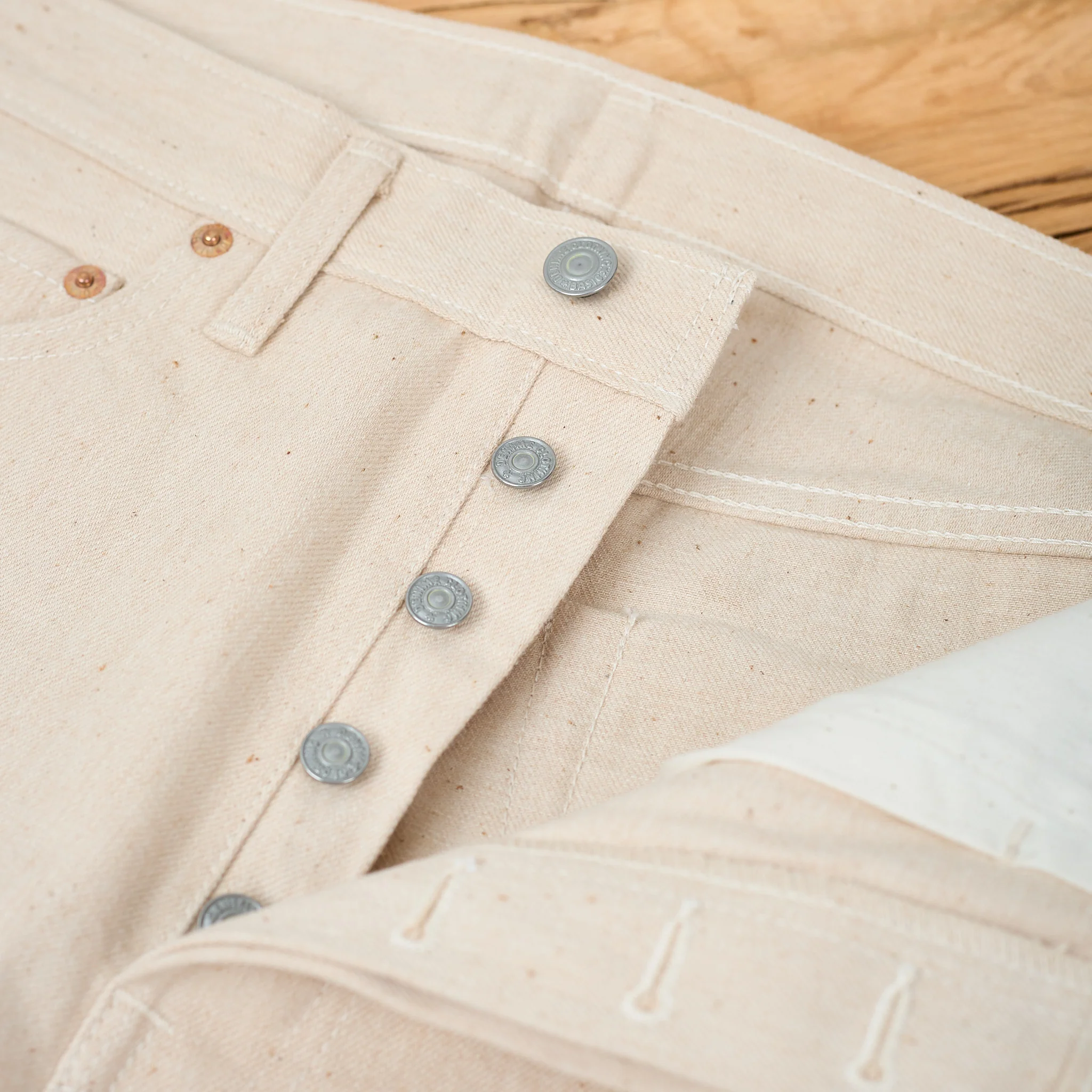 denime | lot.224-66m (66 model) natural mother cotton - non wash - Image 4