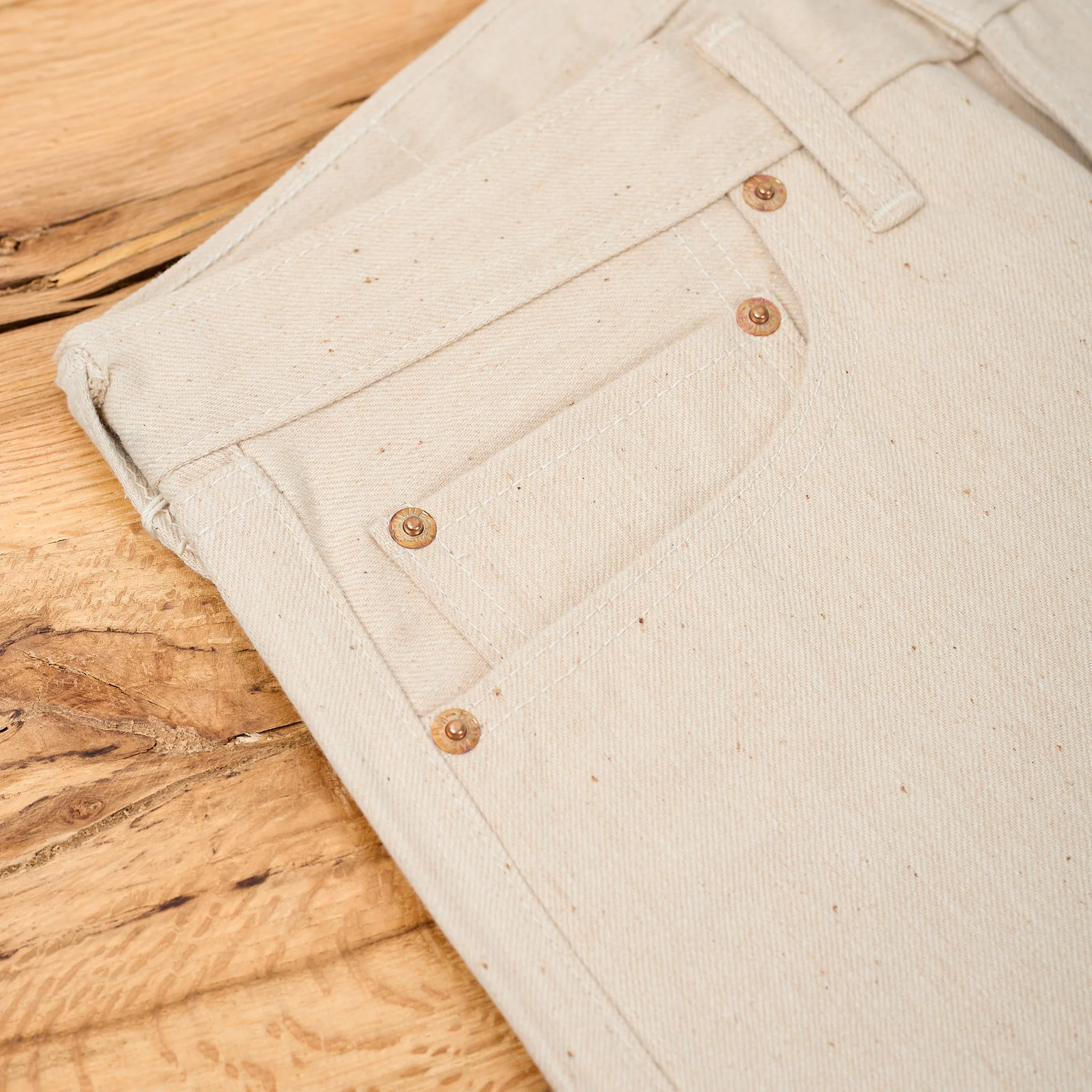 denime | lot.224-66m (66 model) natural mother cotton - non wash - Image 5