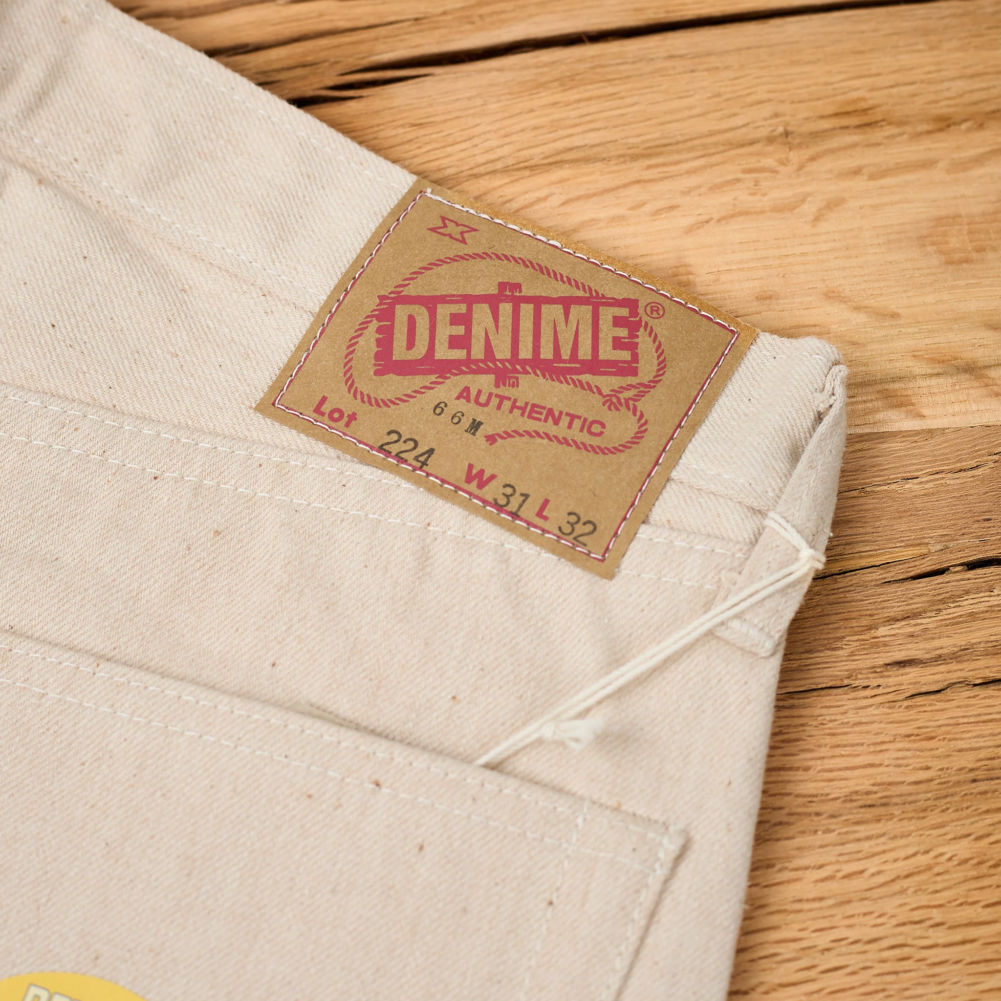denime | lot.224-66m (66 model) natural mother cotton - non wash - Image 6