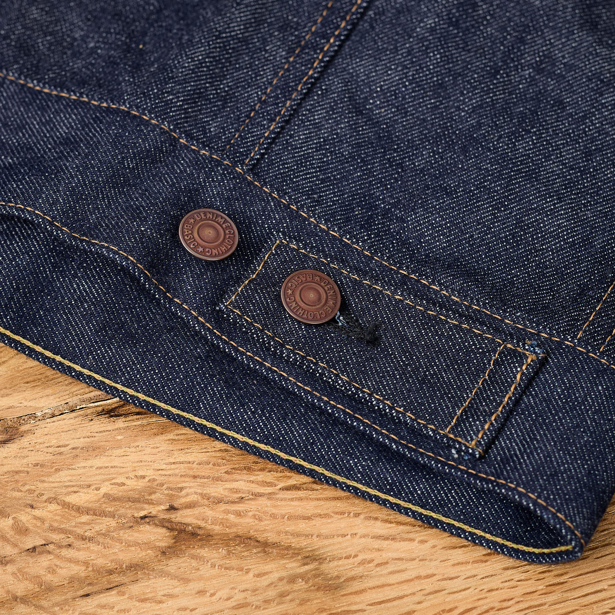 denime | lot. 233 3rd type denime "d" jacket indigo - non wash - Image 5