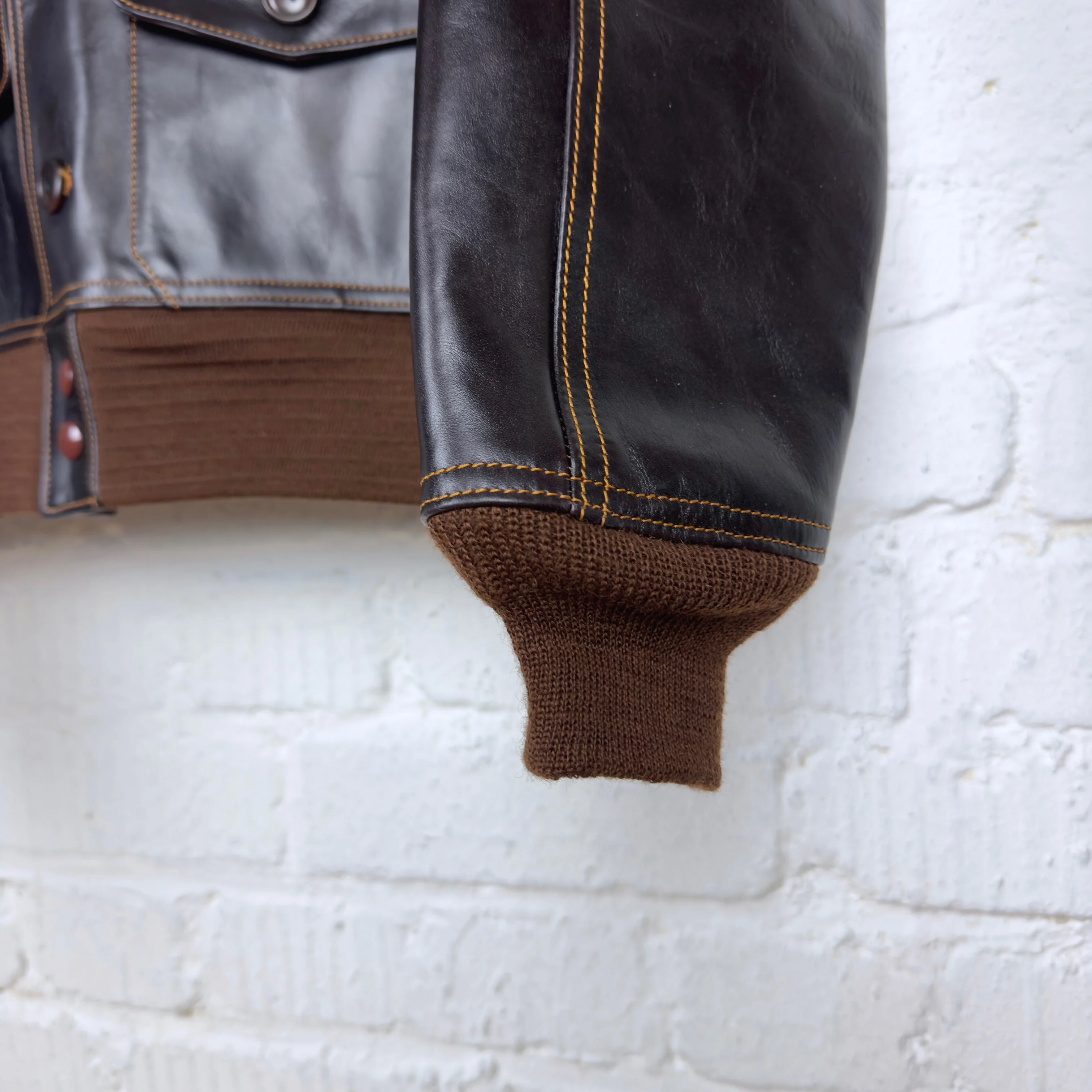double helix | type a-1 flight jacket seal brown - Image 4