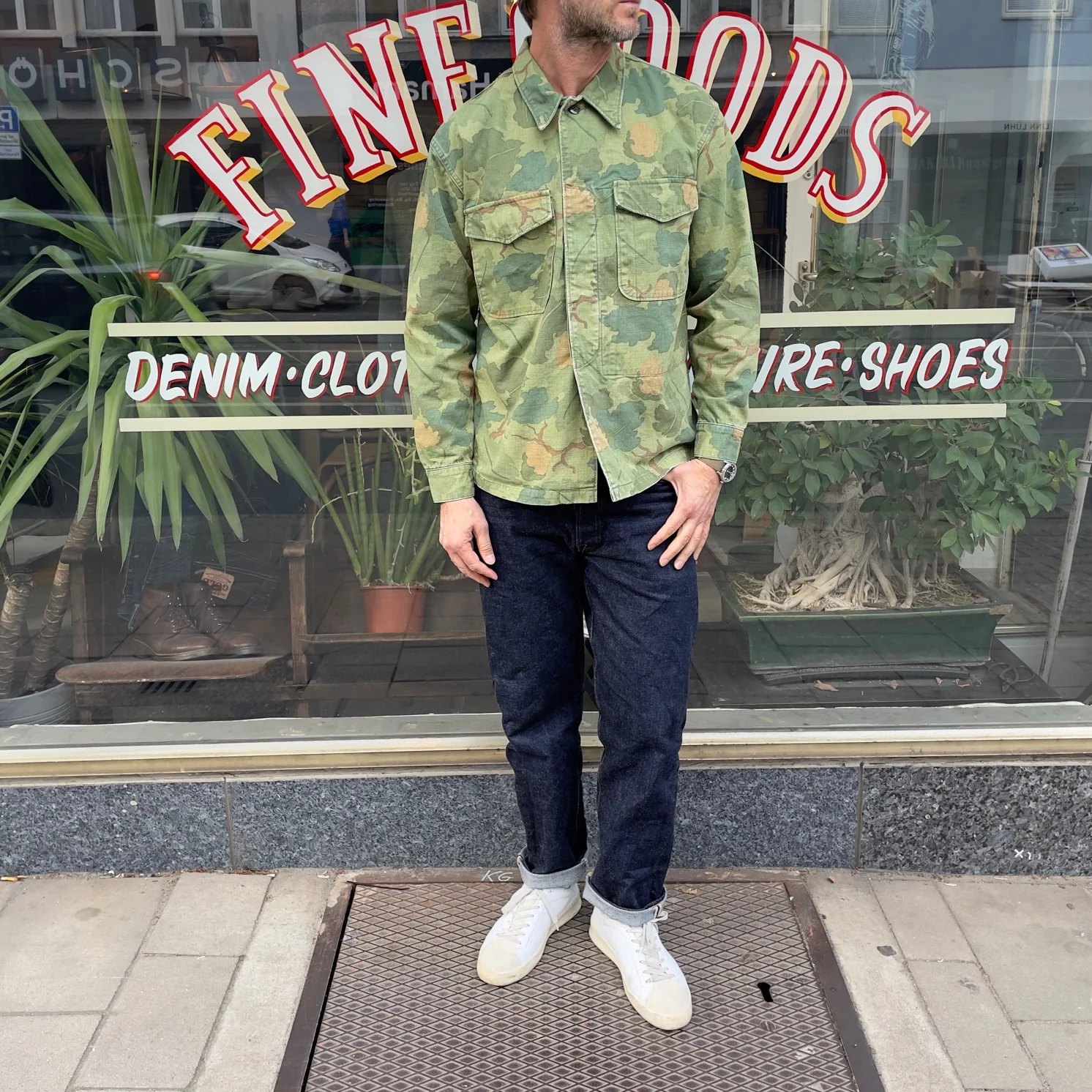 elc | usmc p-56 shirt special forces mitchell camo jungle fade - Image 2