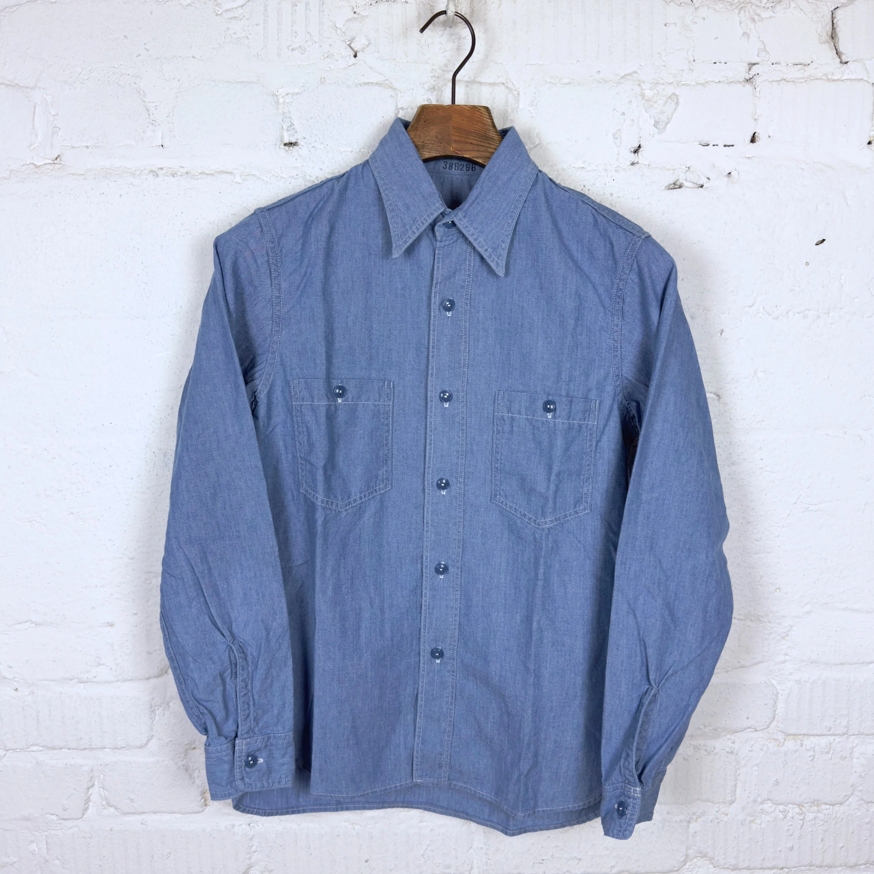 elc | usn chambray shirt - blue