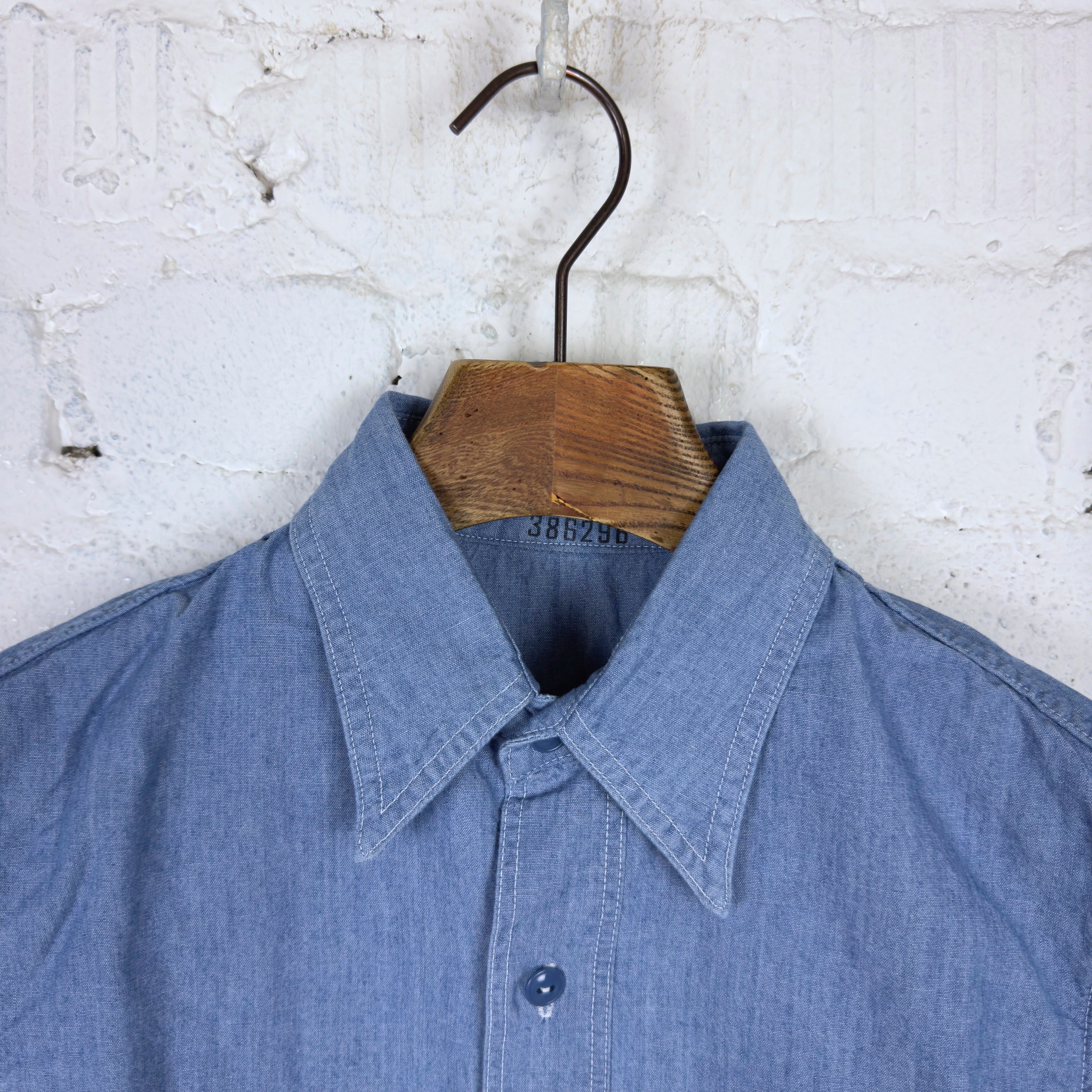elc | usn chambray shirt - blue - Image 4