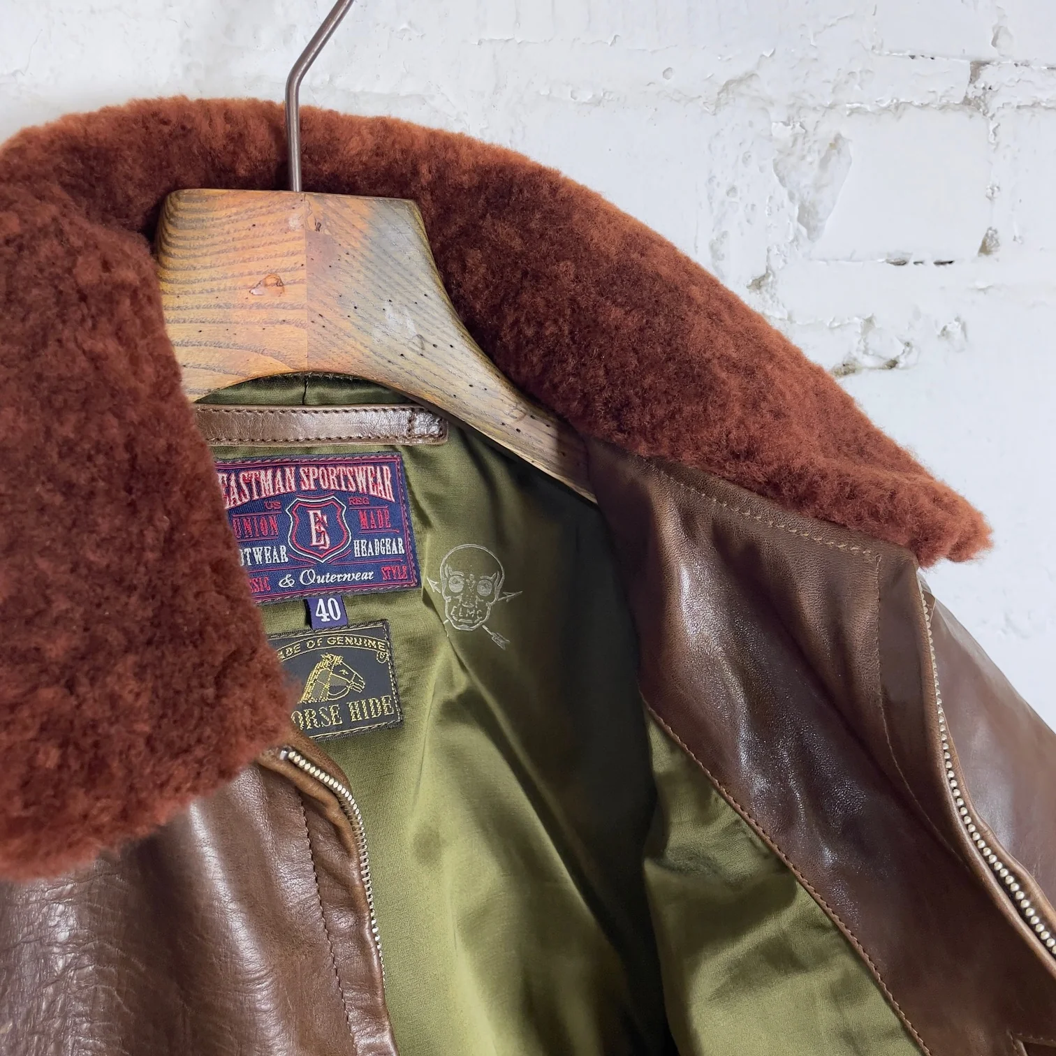 elmc | g-1 us navy horsehide jacket - Image 7