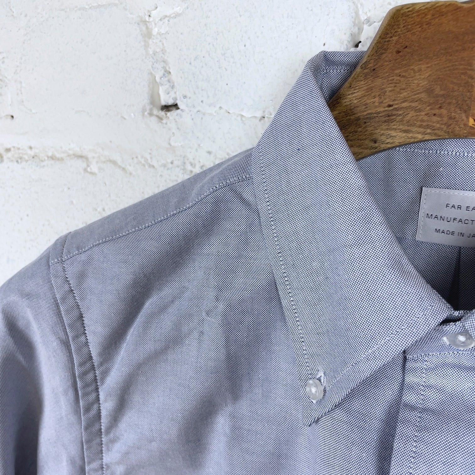 far east manufacturing | oxford button-down shirt - blue - Image 4