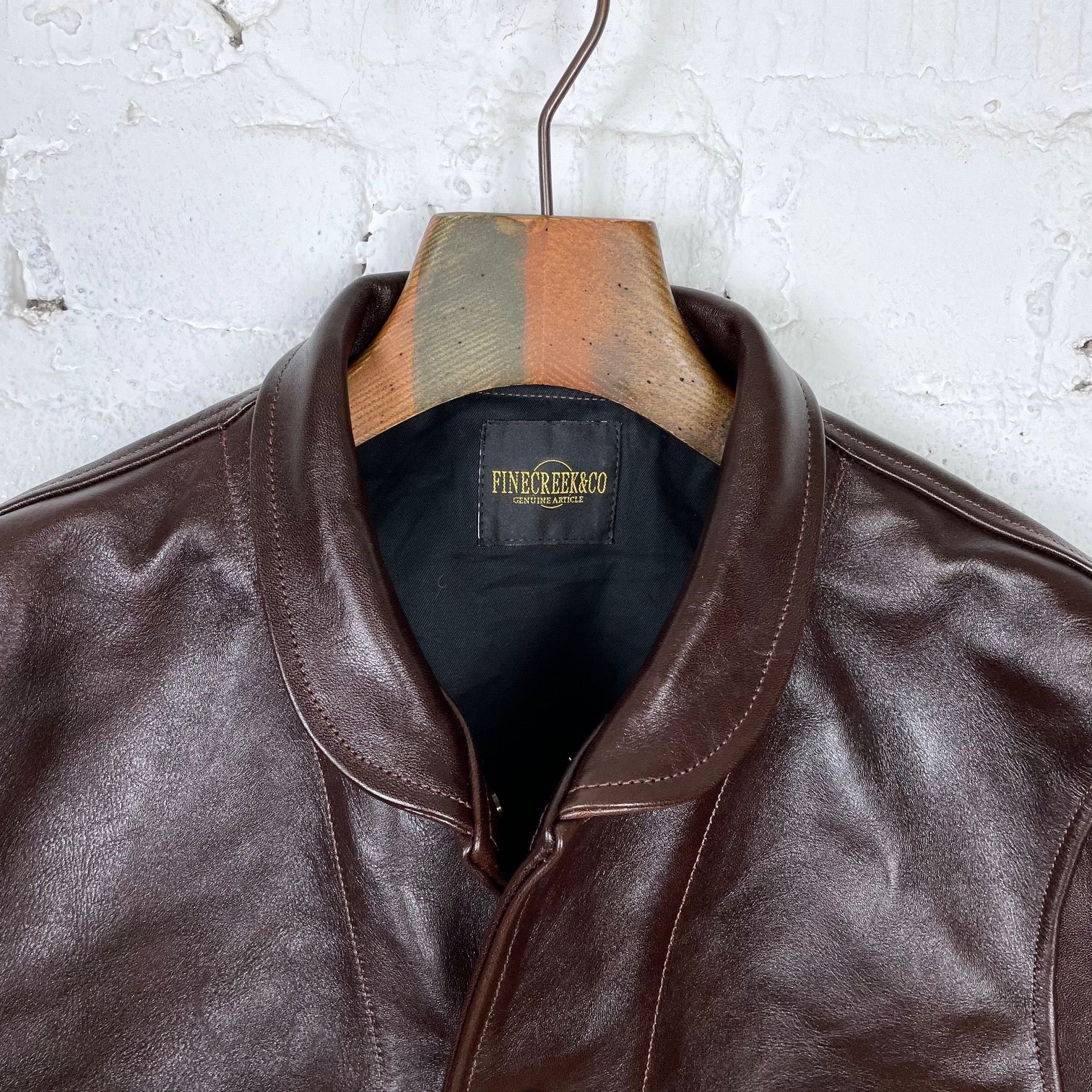 fine creek & co | ale jacket horsehide brown - Image 5