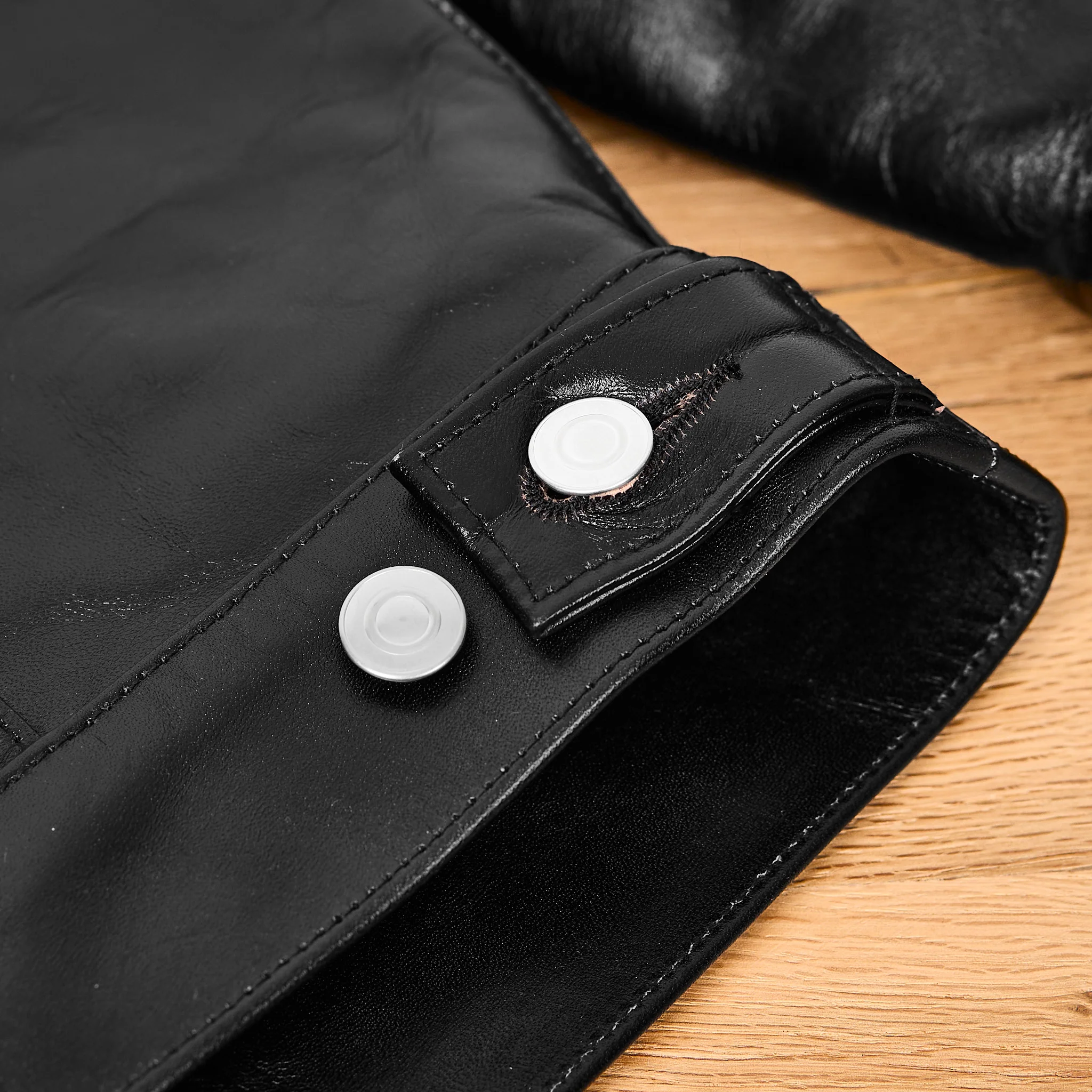 fine creek & co | hampton horsehide type 3 jacket - black - Image 7