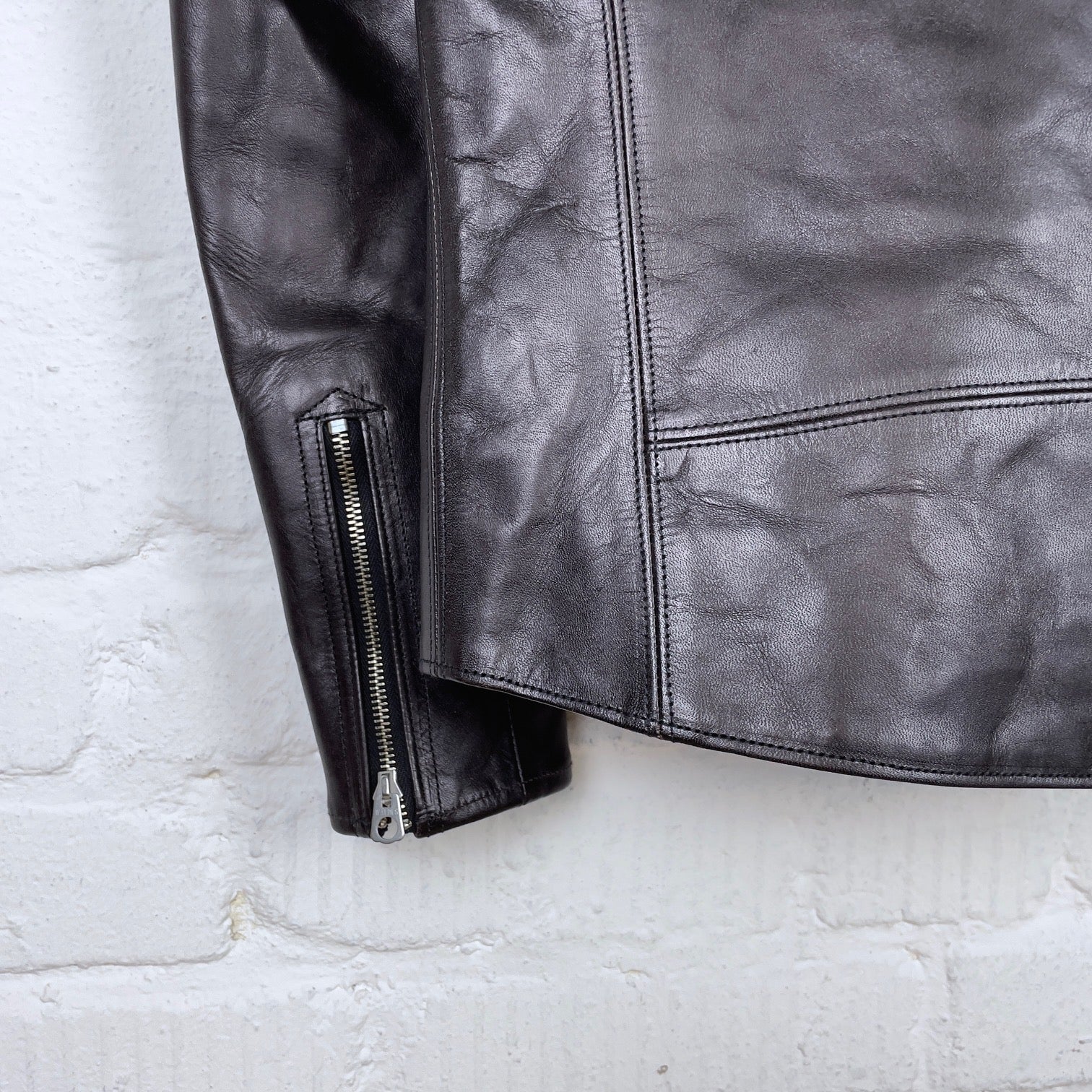 fine creek leathers | eric 1.3mm black shinki horsehide jacket - Image 6