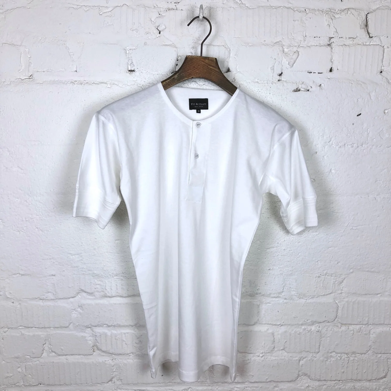 fit & craft | amalthea short sleeve shirt white