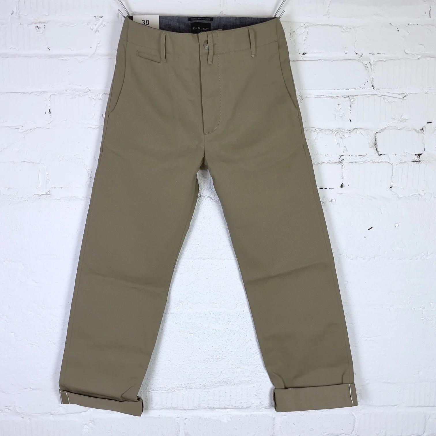 fit & craft | hr-2 regular chino khaki