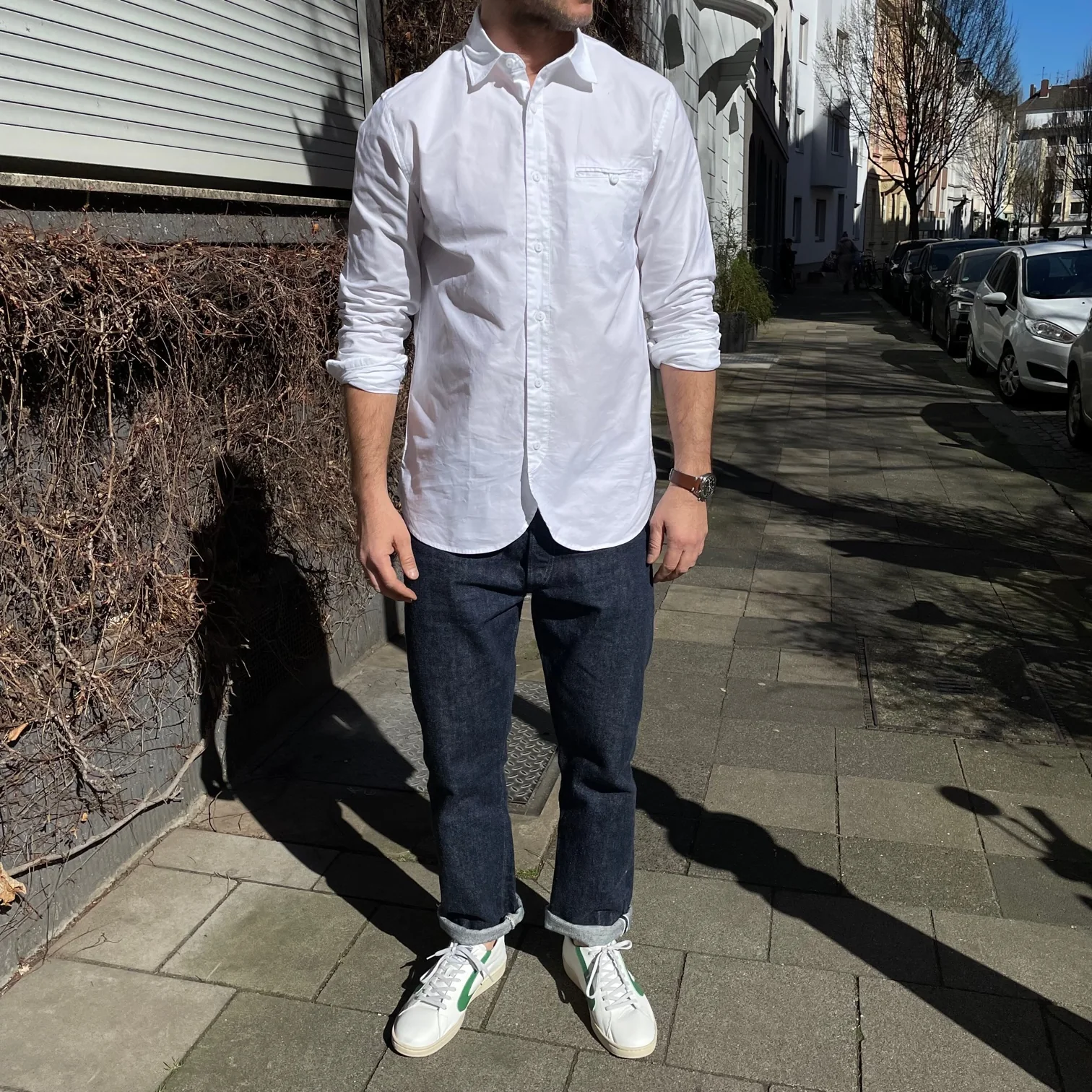 fit & craft x stuf|f | classic casual shirt white - Image 5
