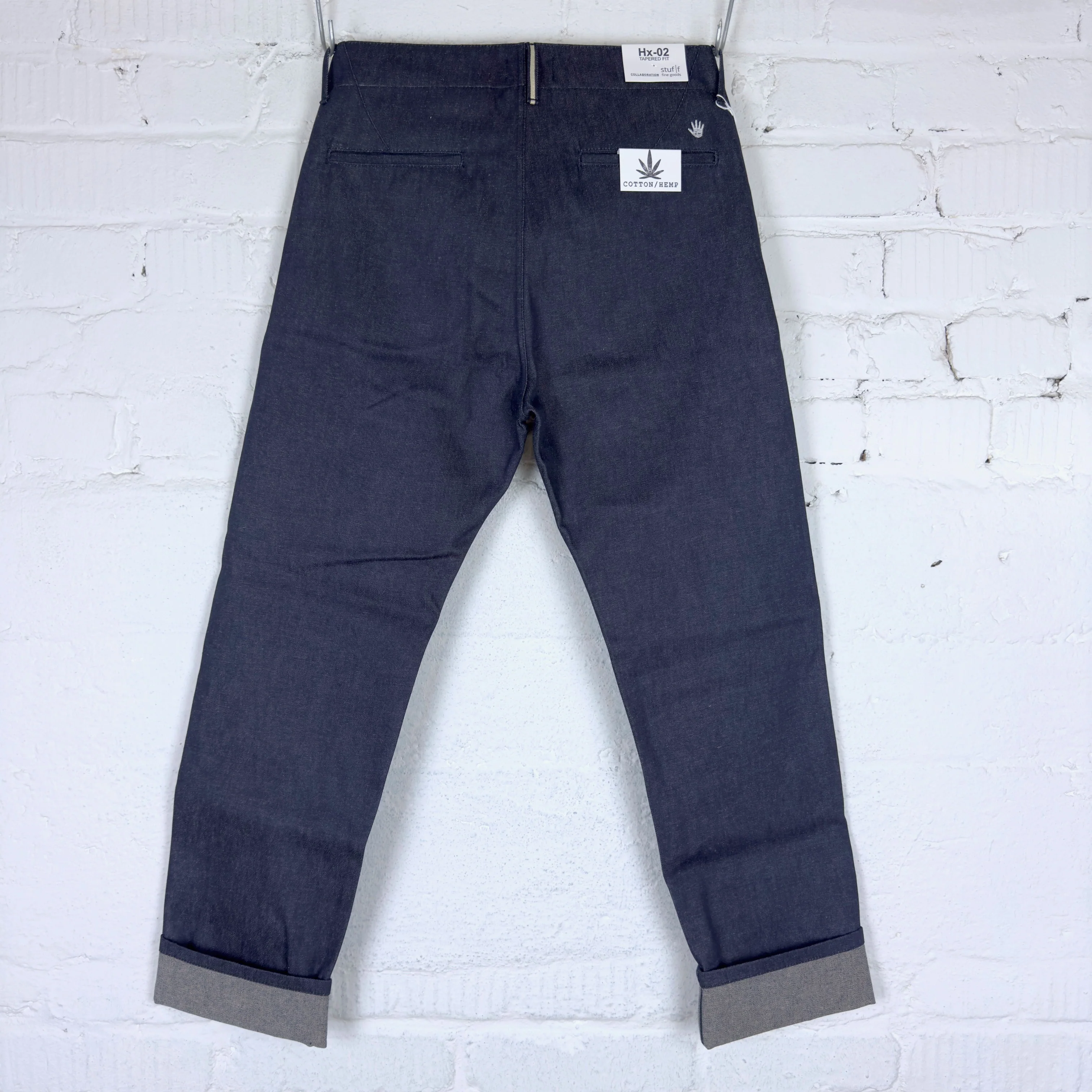 fit & craft x stuf|f | hx-02 relaxed tapered chino hemp cotton denim - Image 8