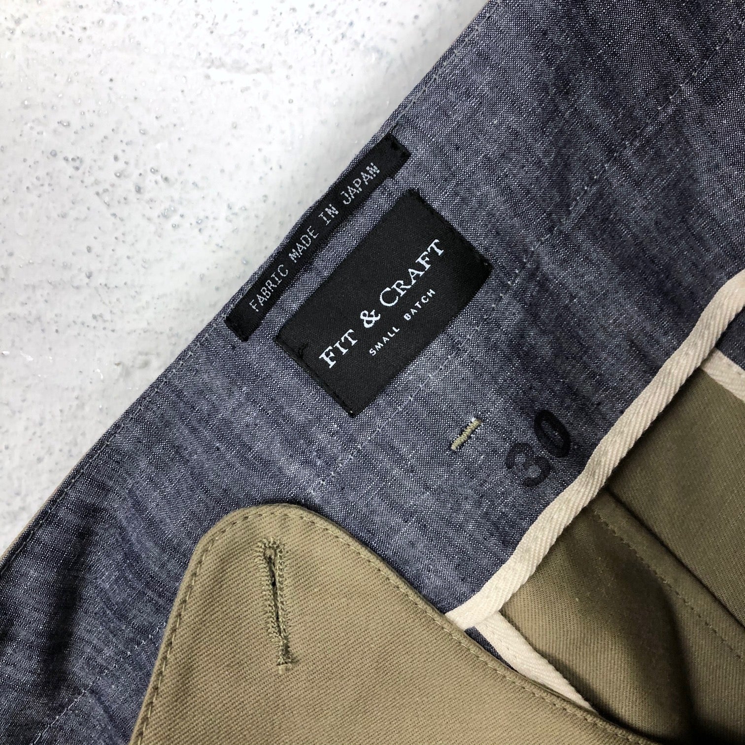fit & craft x stuf|f | hx-02 relaxed tapered chino khaki - Image 8