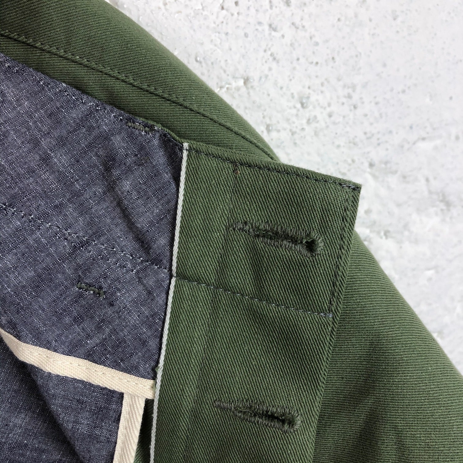 fit & craft x stuf|f | hx-02 relaxed tapered chino olive - Image 6
