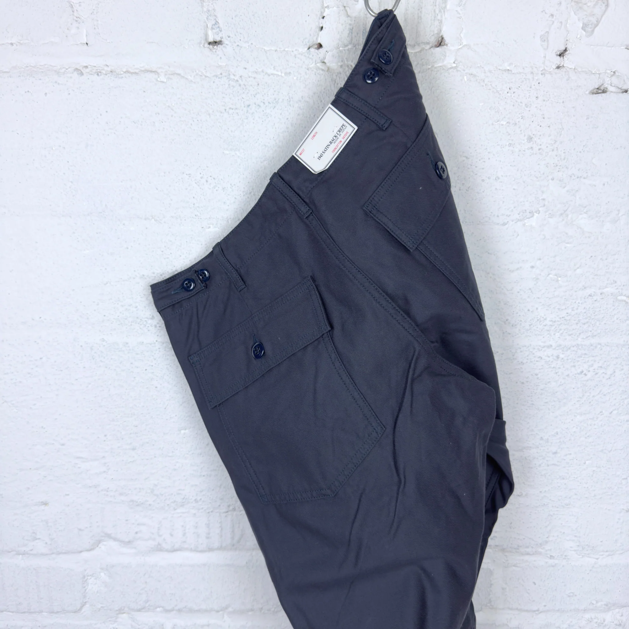 fob factory | f0431 baker pants - navy - Image 5