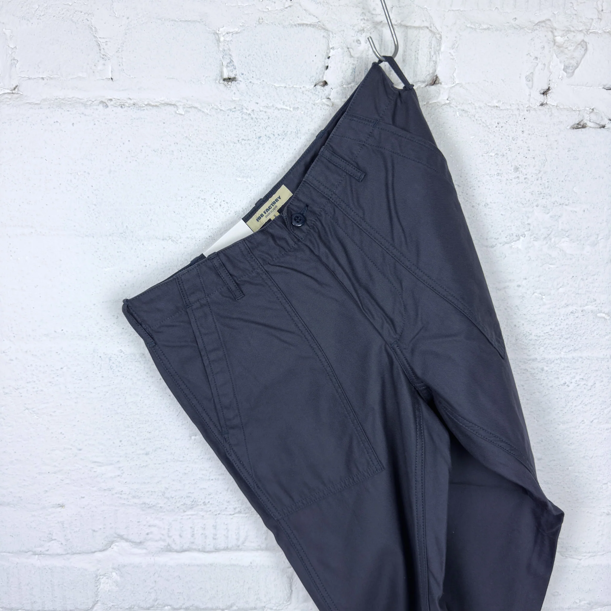 fob factory | f0431 baker pants - navy - Image 6