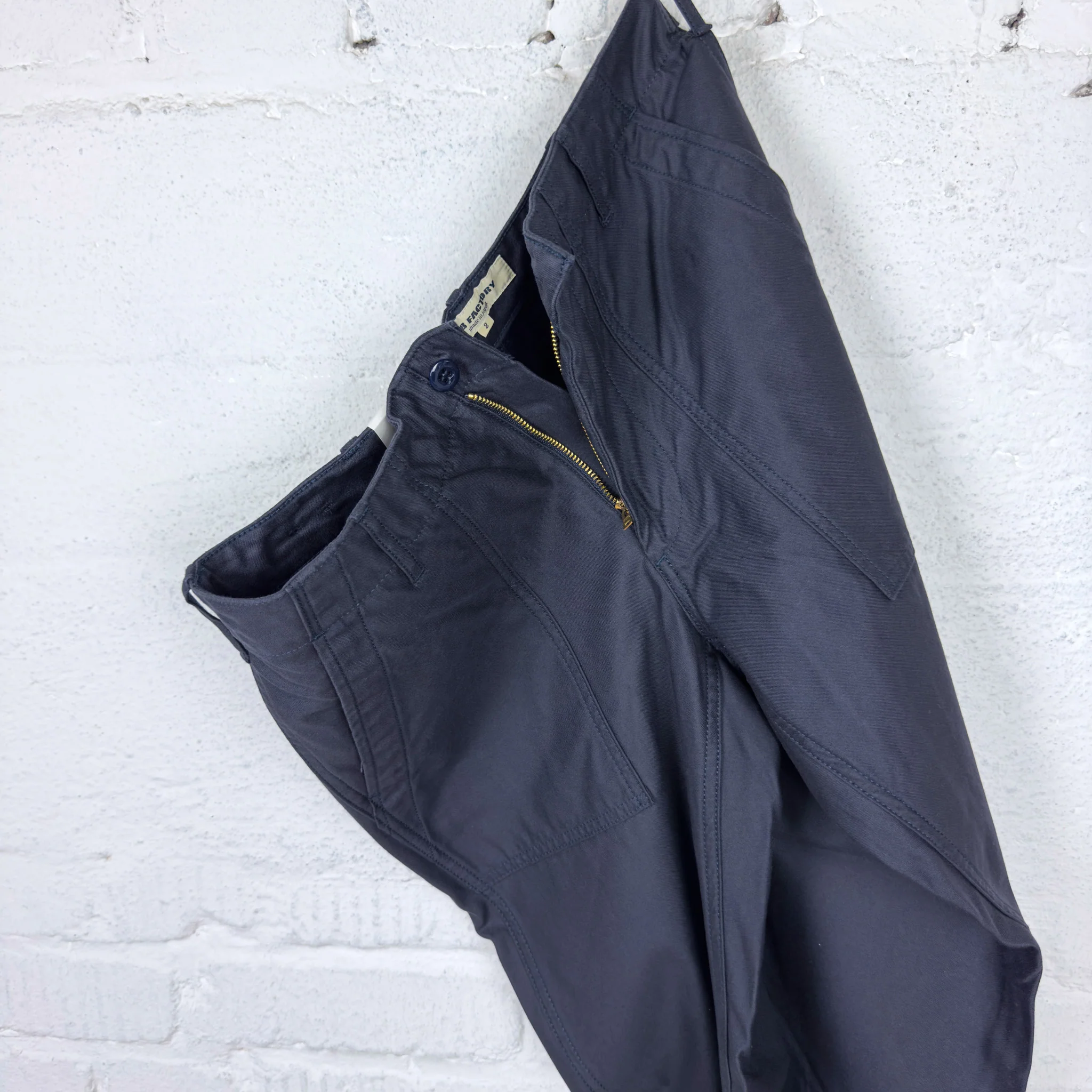 fob factory | f0431 baker pants - navy - Image 7