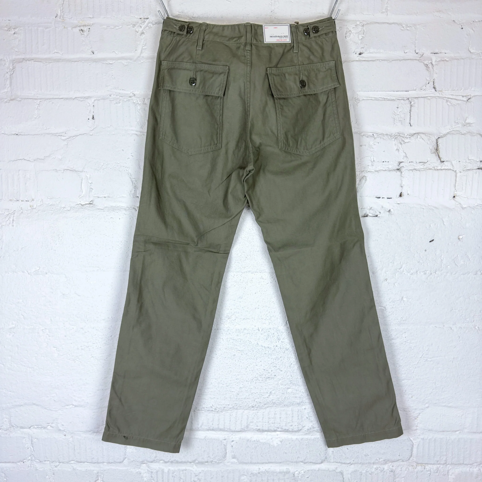 fob factory | f0431 baker pants - olive - Image 4