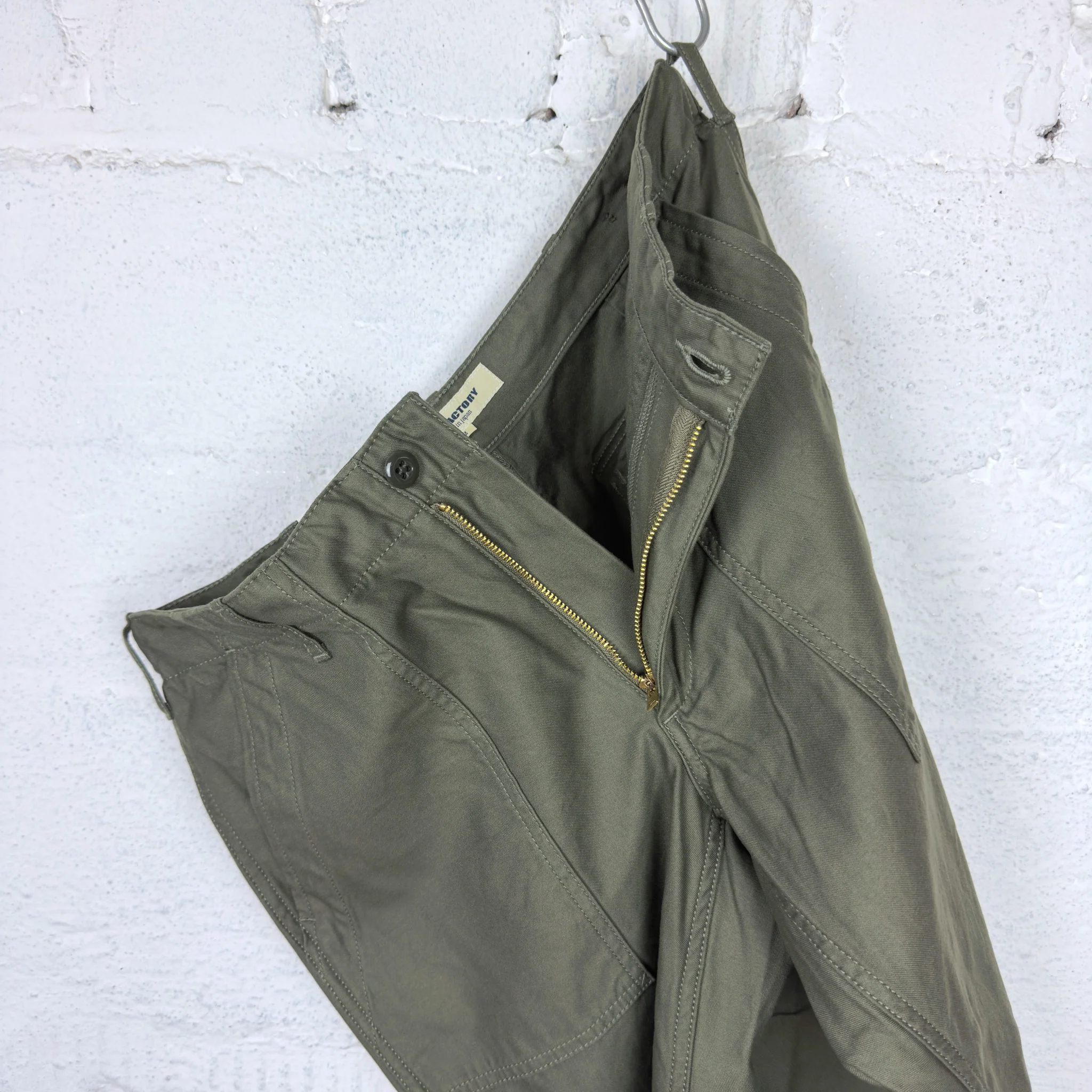 fob factory | f0431 baker pants - olive - Image 7