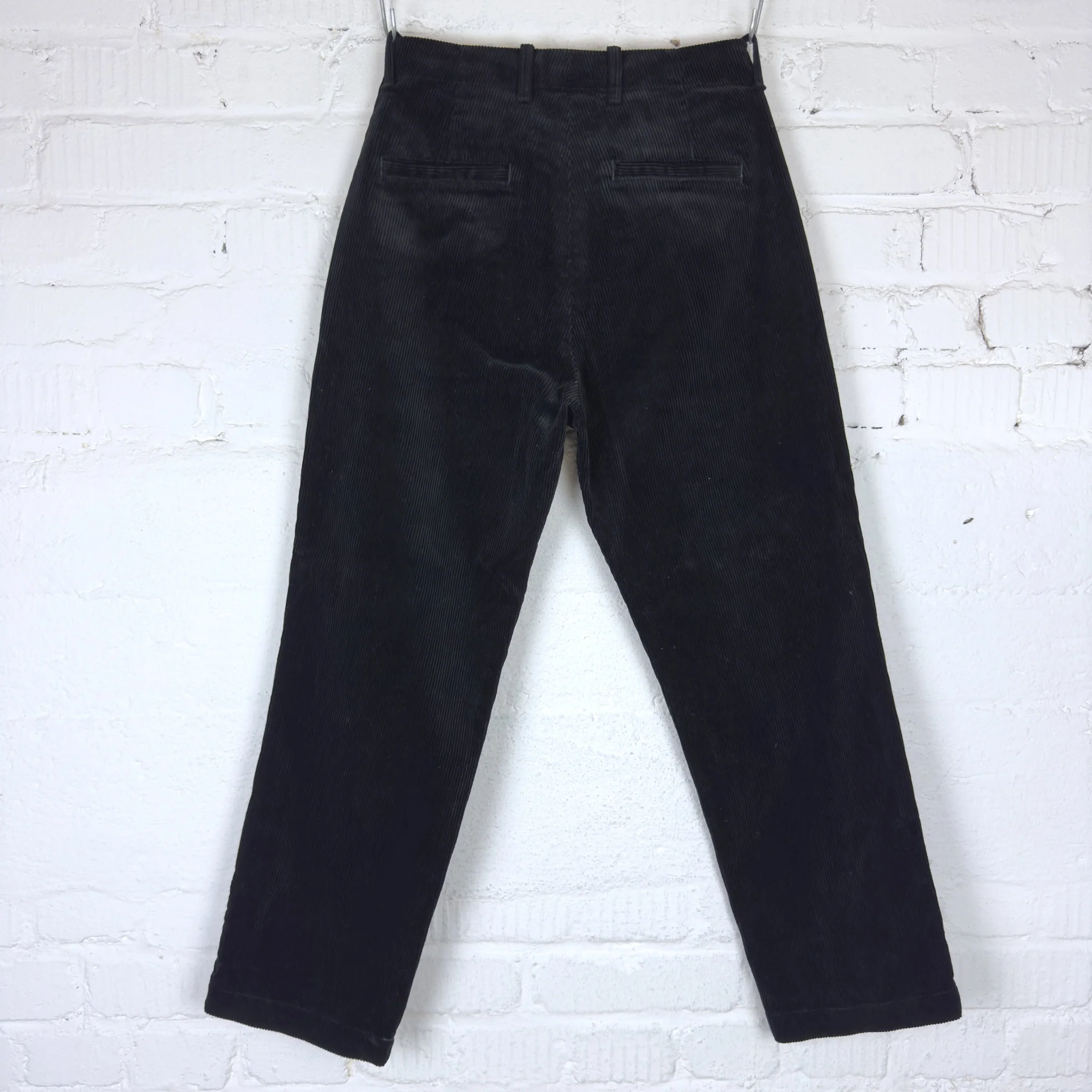 fob factory | f0533 corduroy trousers - black - Image 4