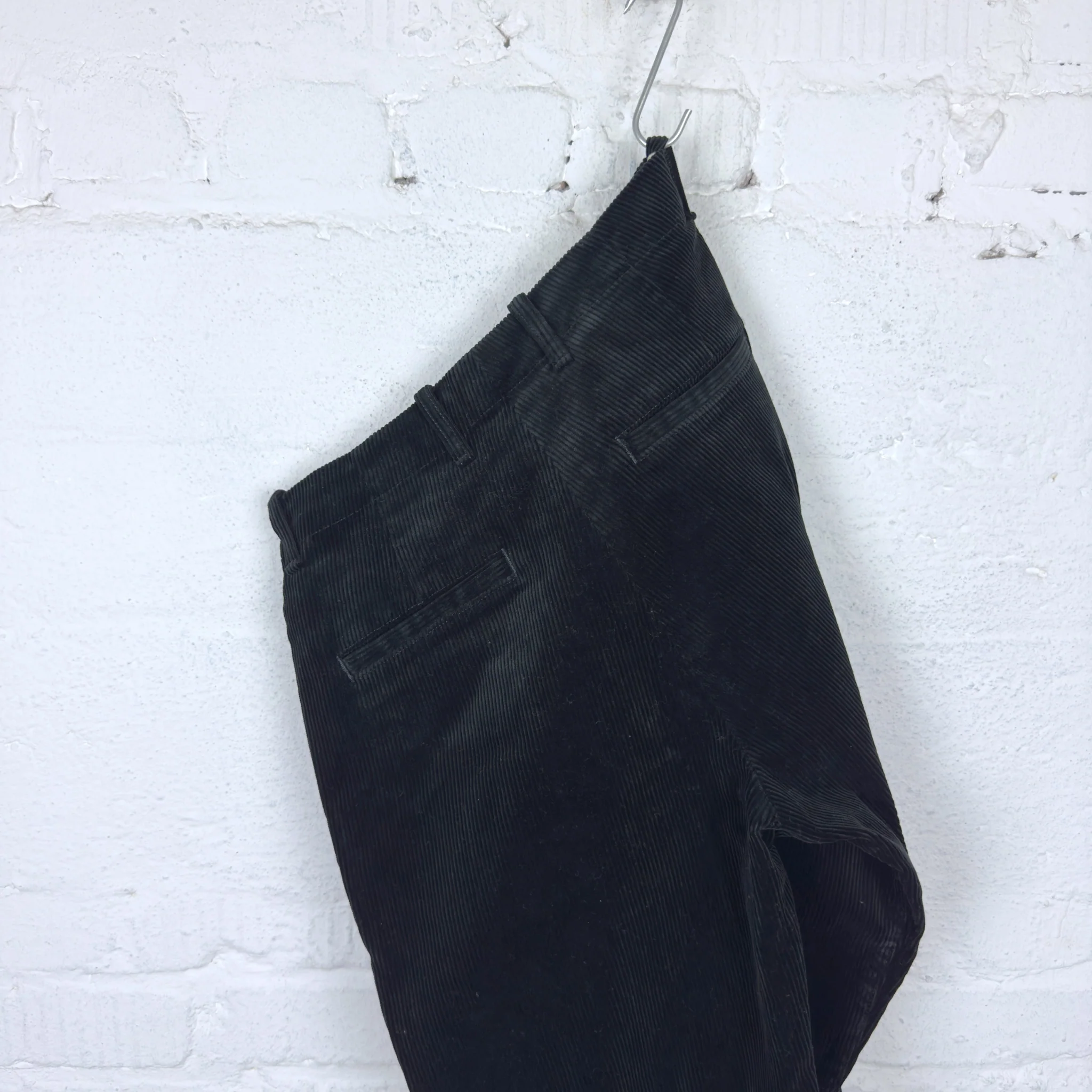 fob factory | f0533 corduroy trousers - black - Image 5