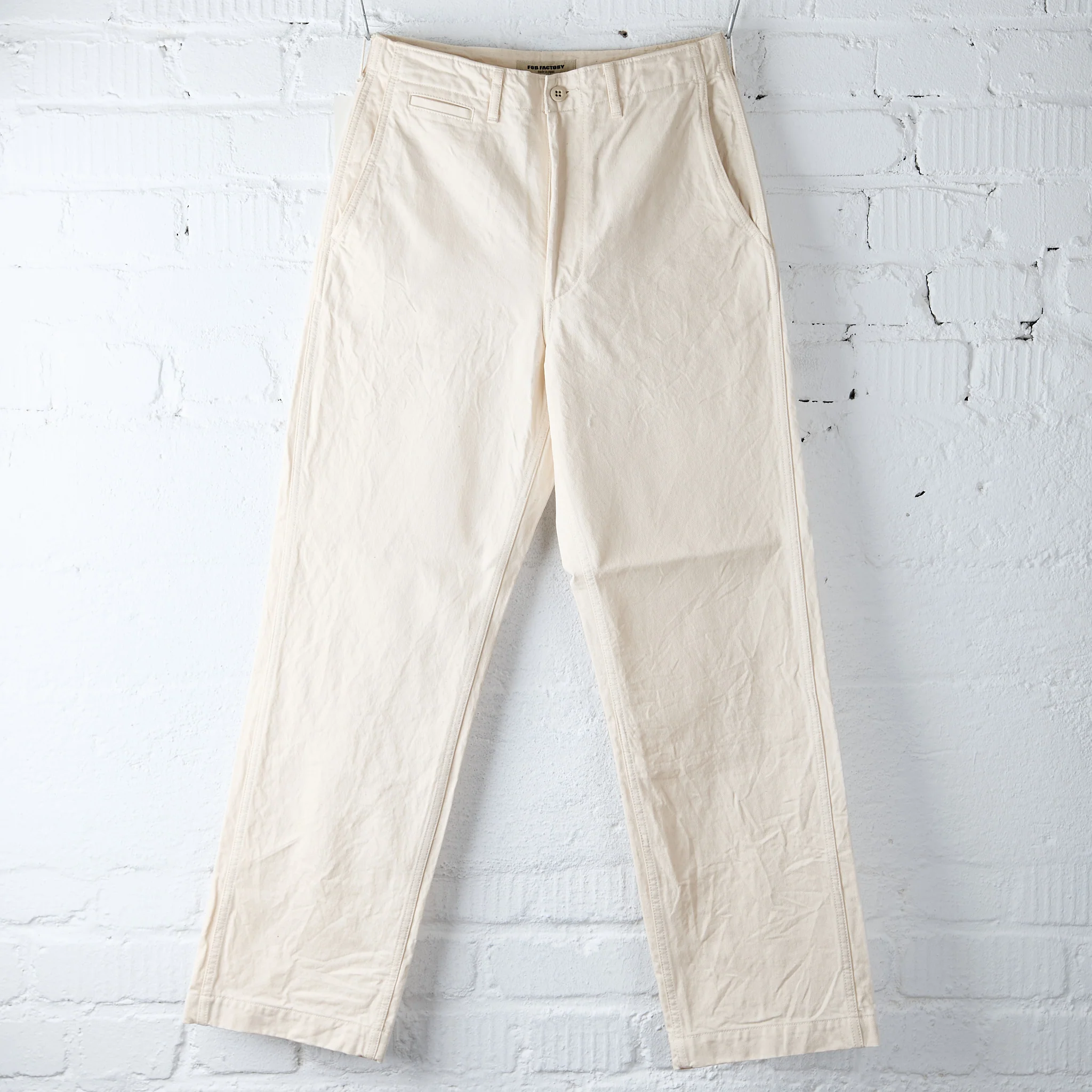fob factory | f0546 big chino - ecru