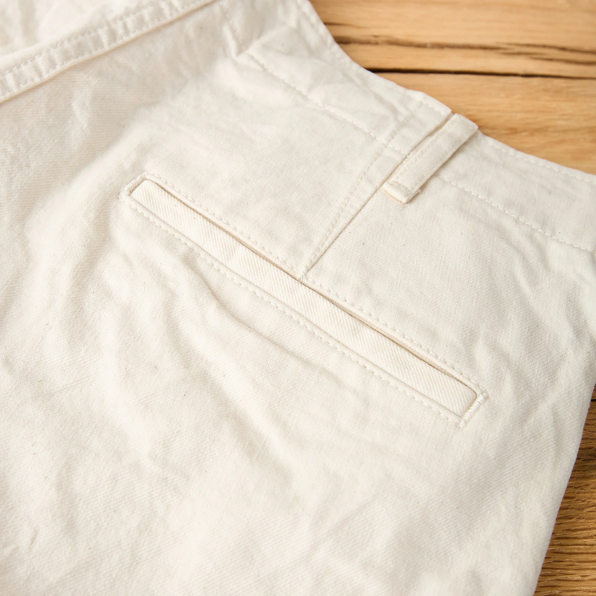 fob factory | f0546 big chino - ecru - Image 4