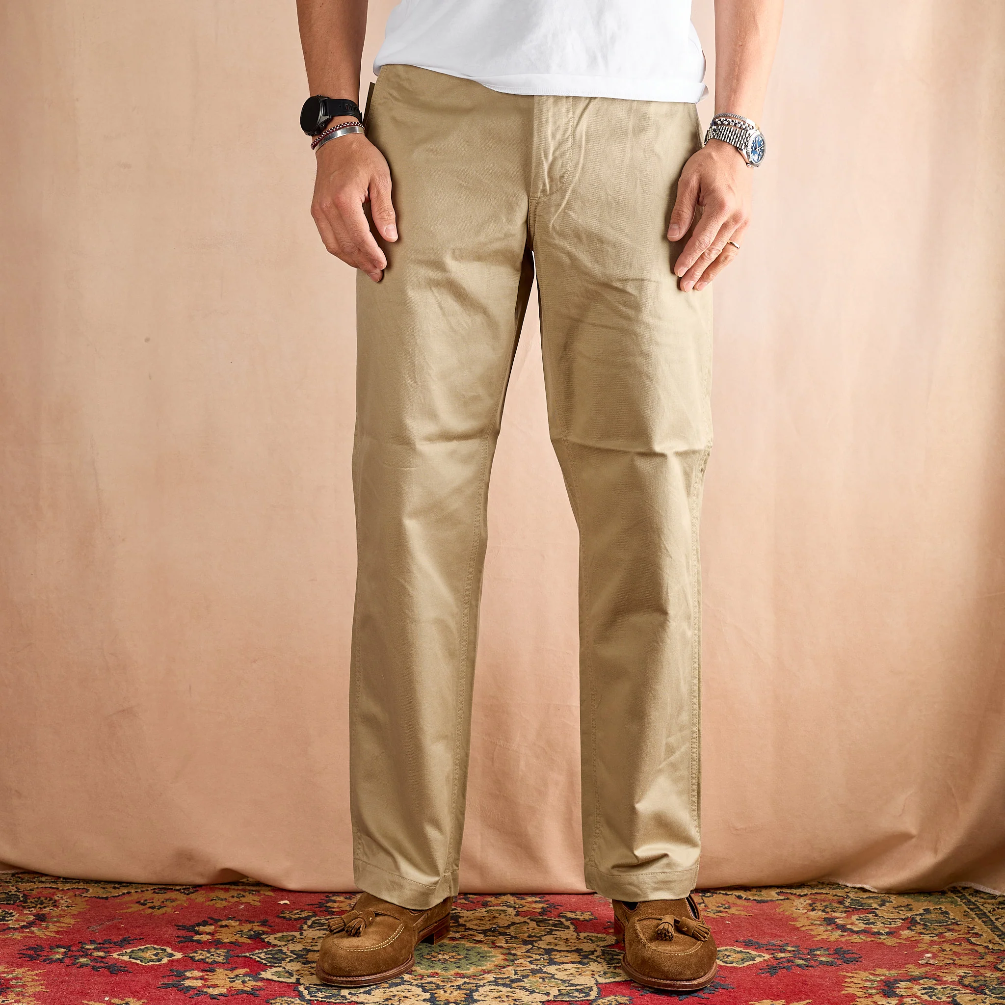 fob factory | f0546 big chino - khaki - Image 2
