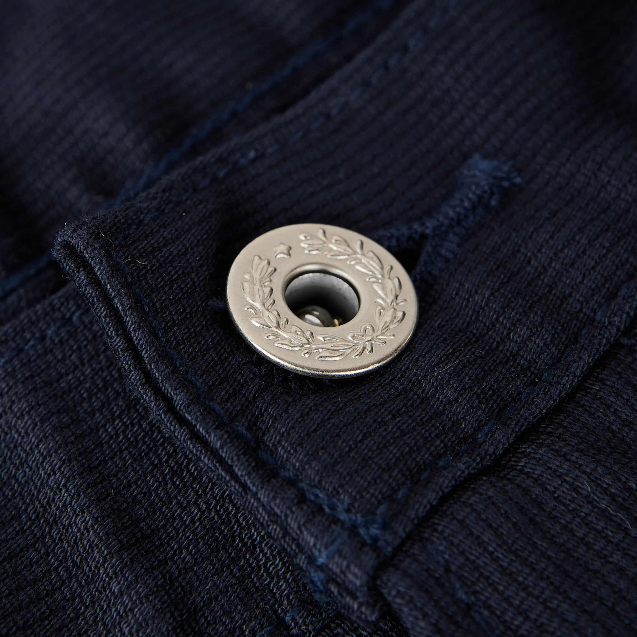 fob factory | f1134 pique 5p pant - navy - Image 4