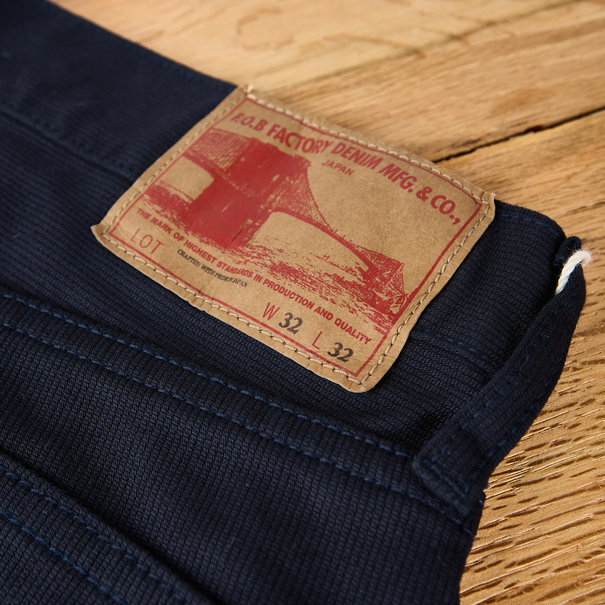 fob factory | f1134 pique 5p pant - navy - Image 5