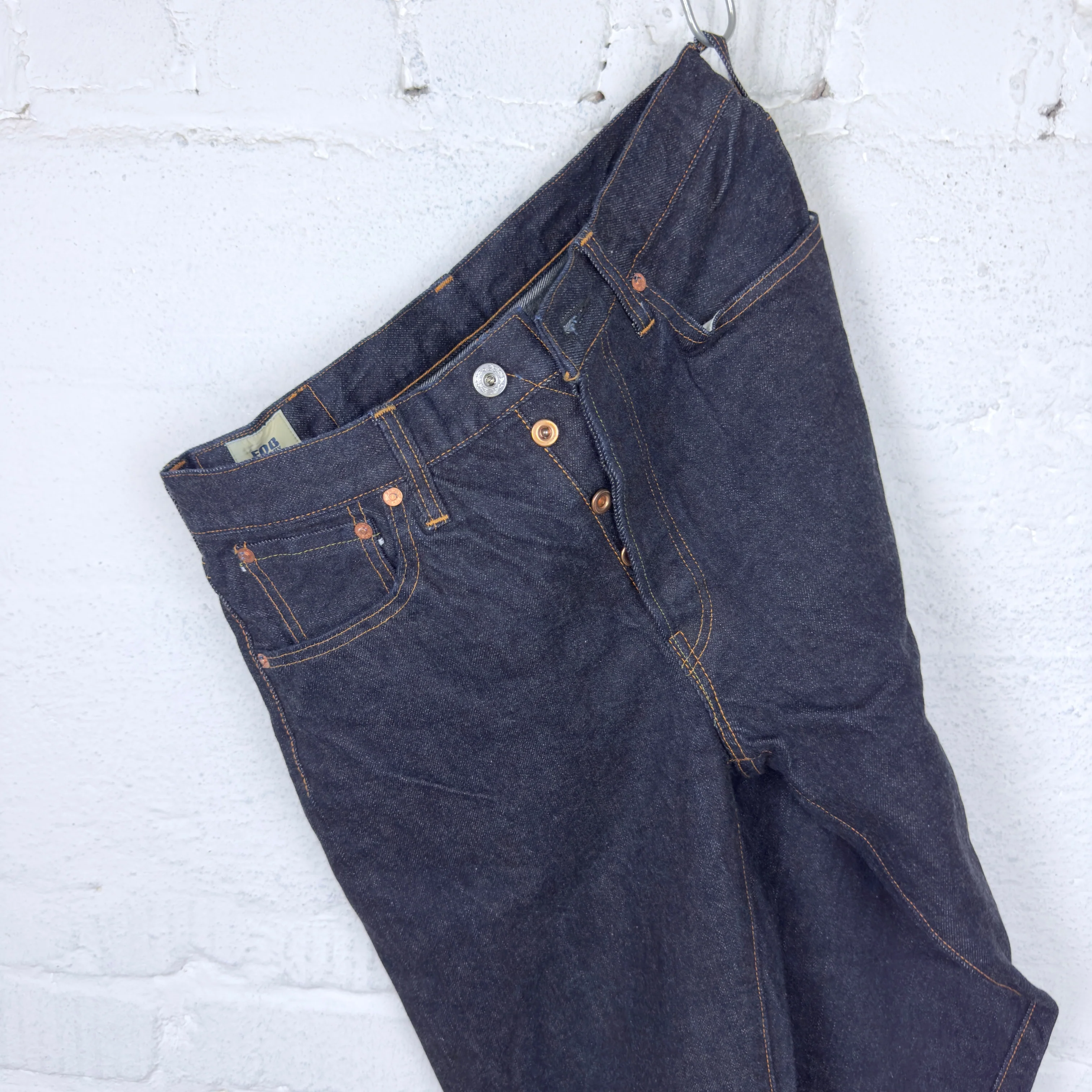 fob factory | f165 selvedge garage denim 5p rinsed - indigo - Image 5