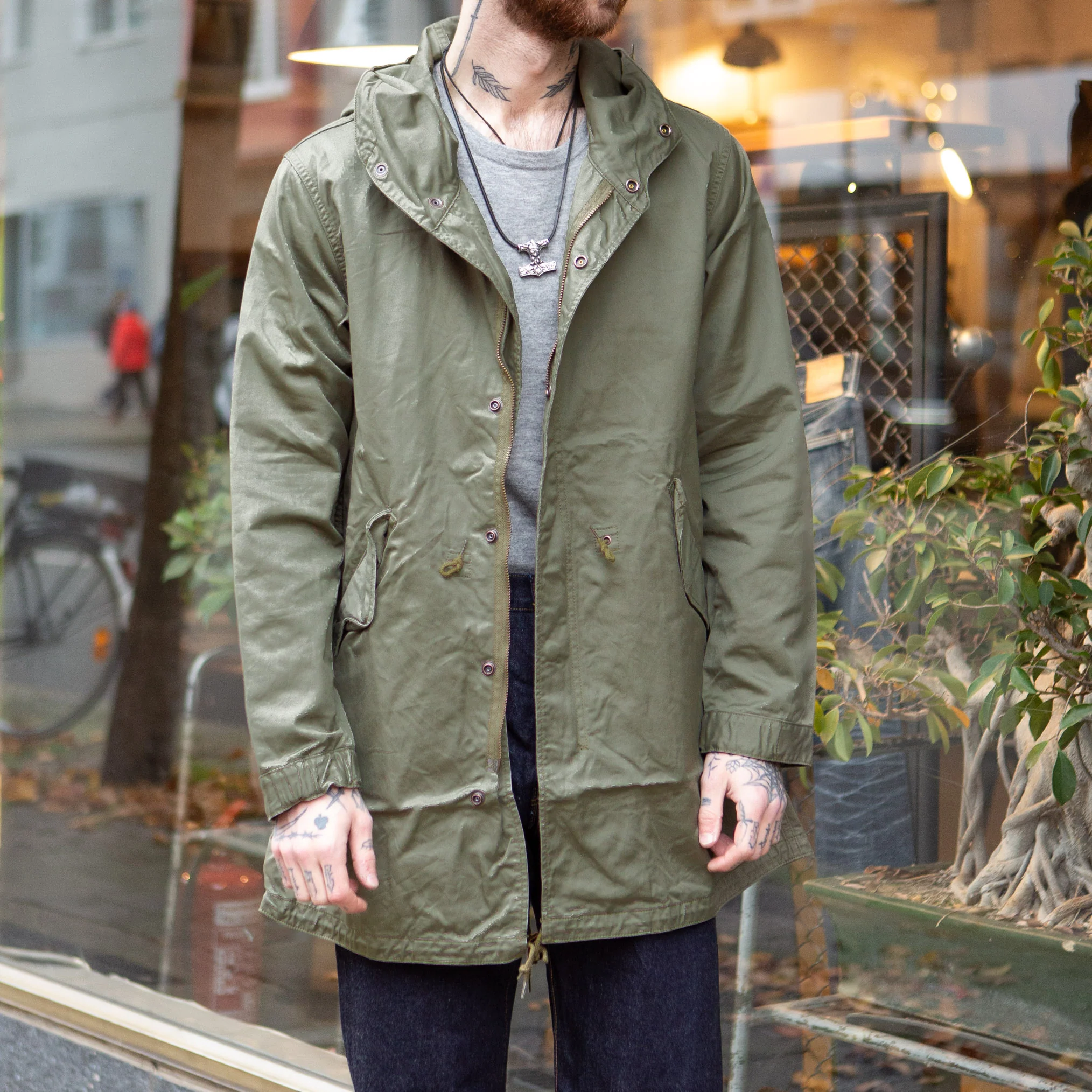fob factory | f2402 m-51 parka - olive - Image 3