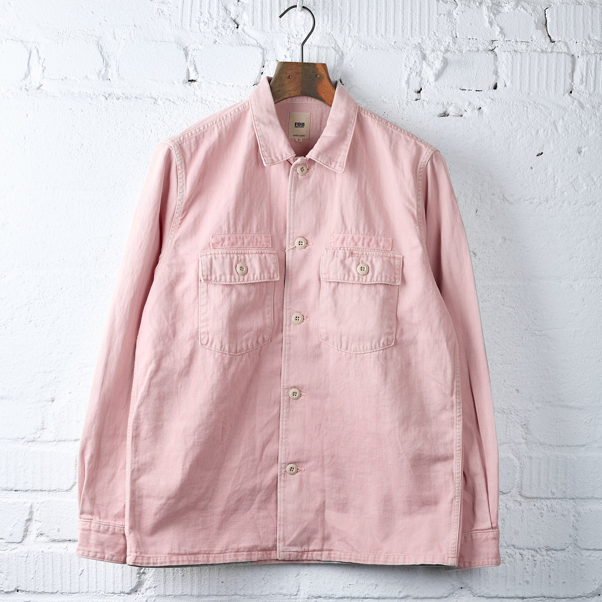 fob factory | f2461 hbt fatigue jkt - pink