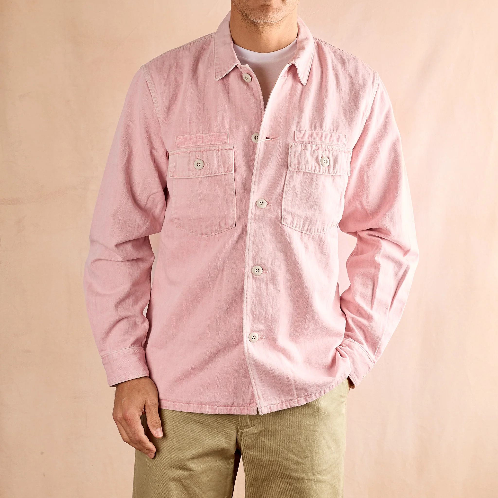fob factory | f2461 hbt fatigue jkt - pink - Image 2