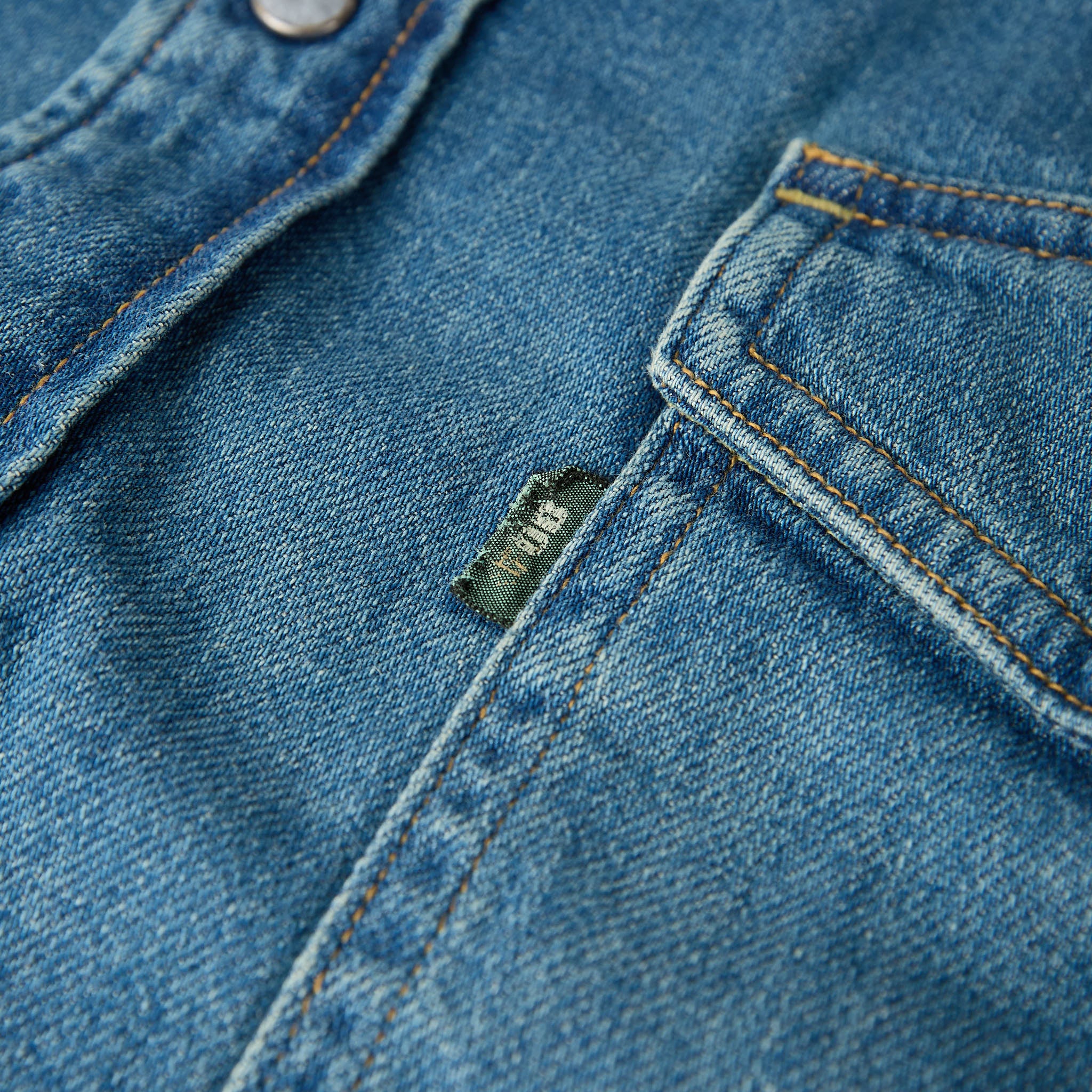 fob factory | f3506 denim western shirt - Image 3