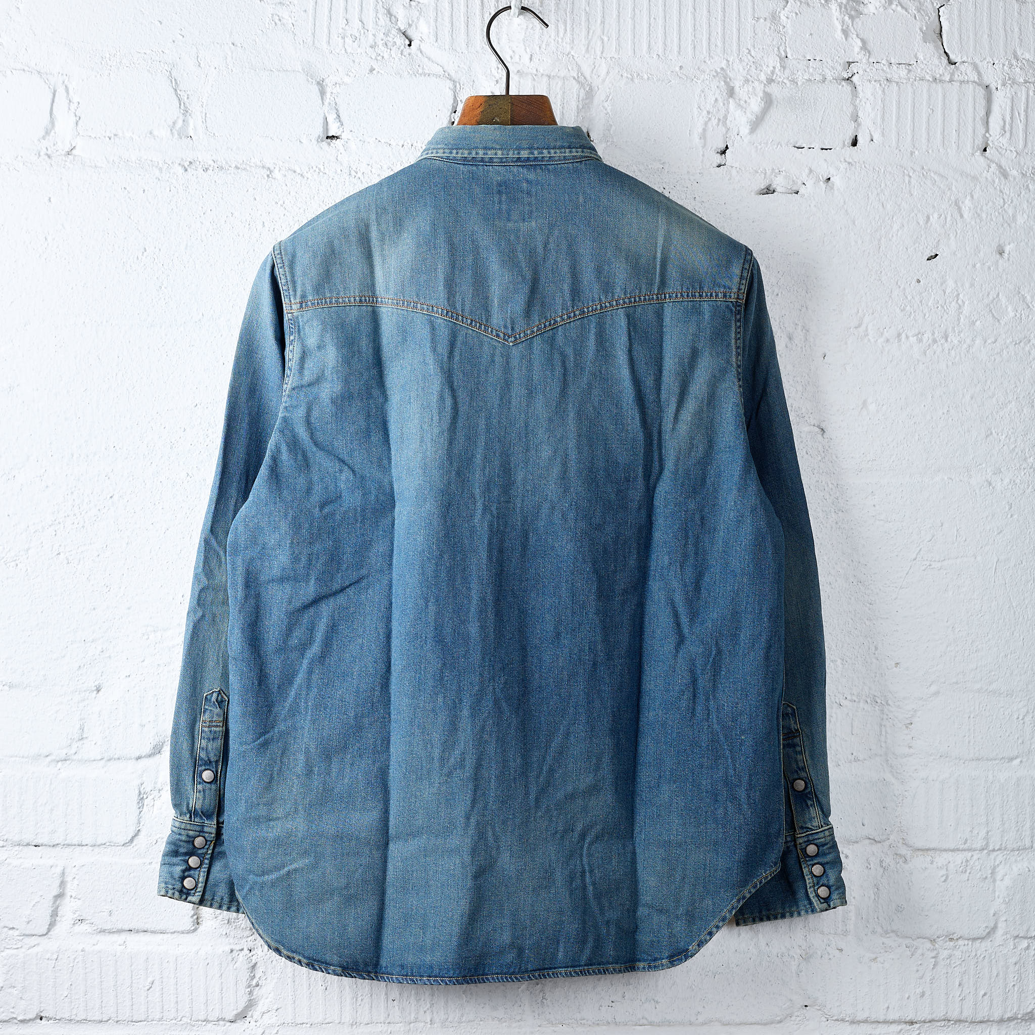 fob factory | f3506 denim western shirt - Image 5