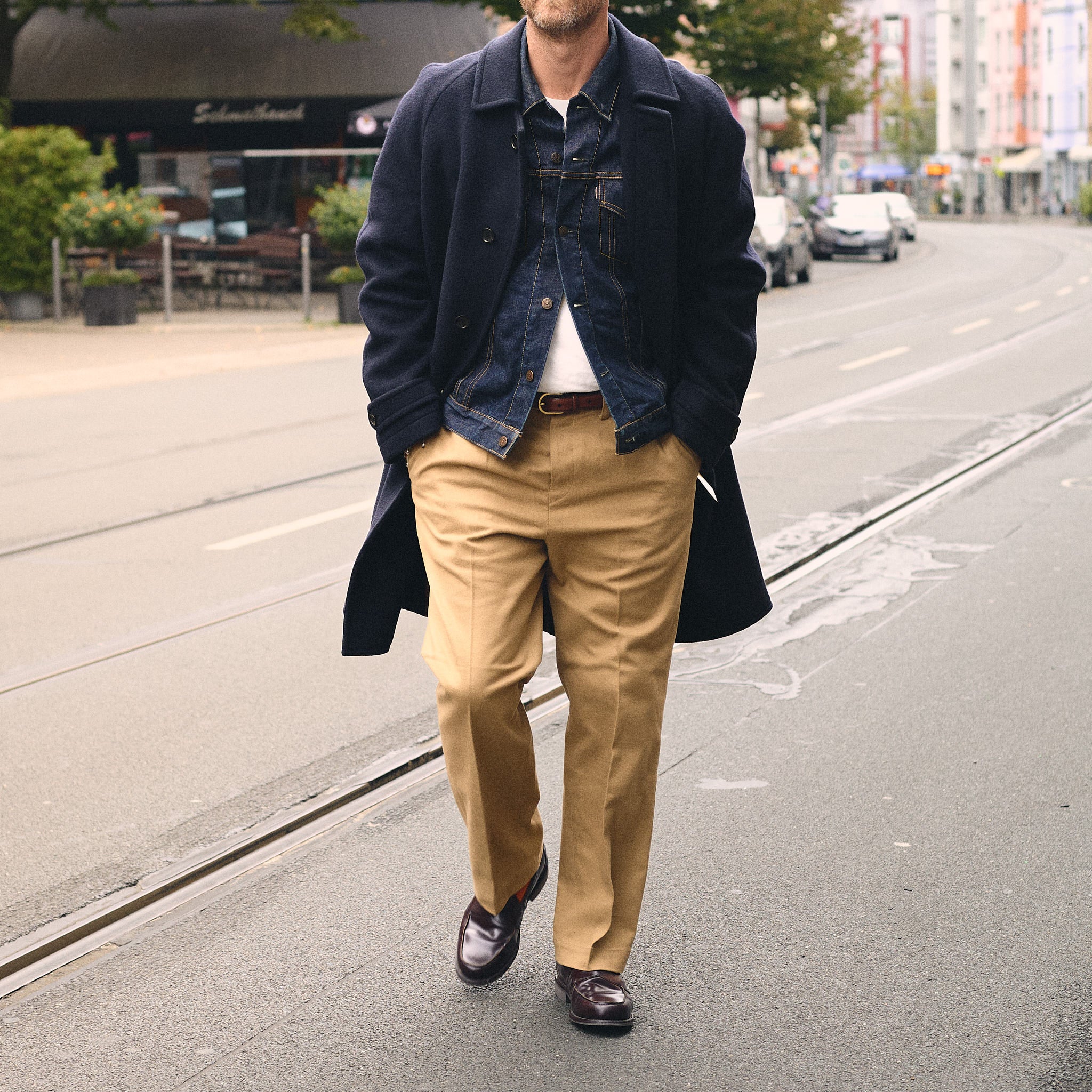 fortela | amedeo-ma477 single-breasted wool coat - blue - Image 2
