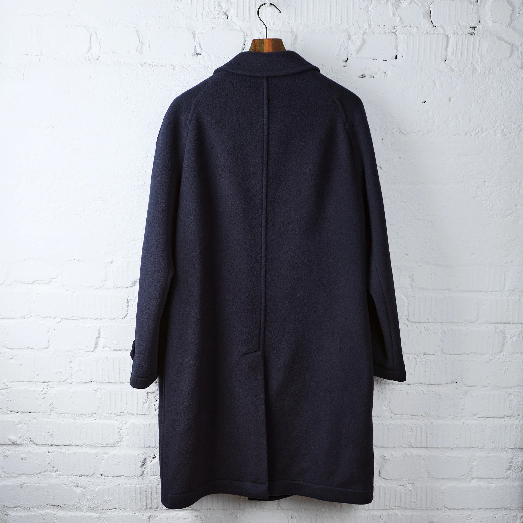 fortela | amedeo-ma477 single-breasted wool coat - blue - Image 3