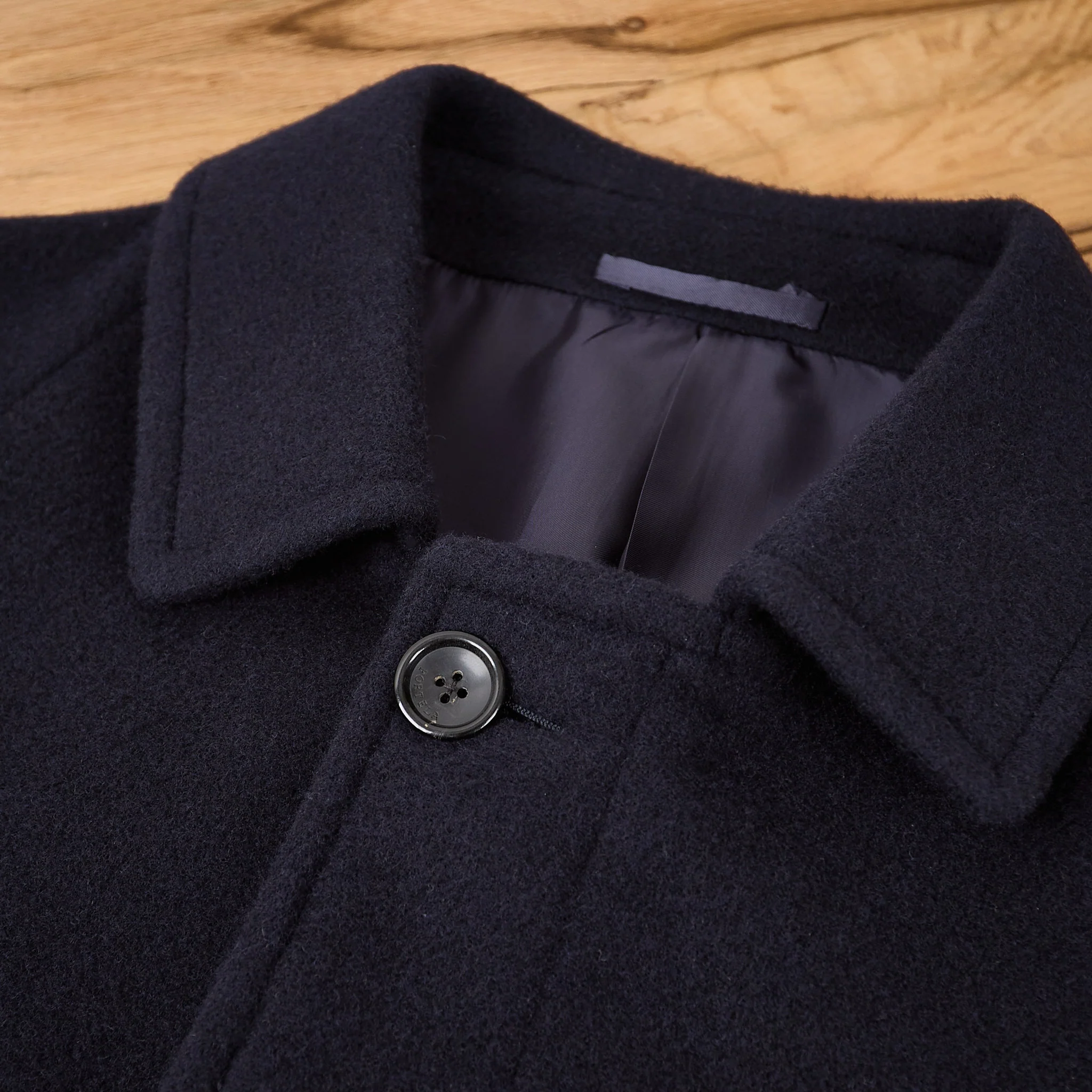 fortela | amedeo-ma477 single-breasted wool coat - blue - Image 4