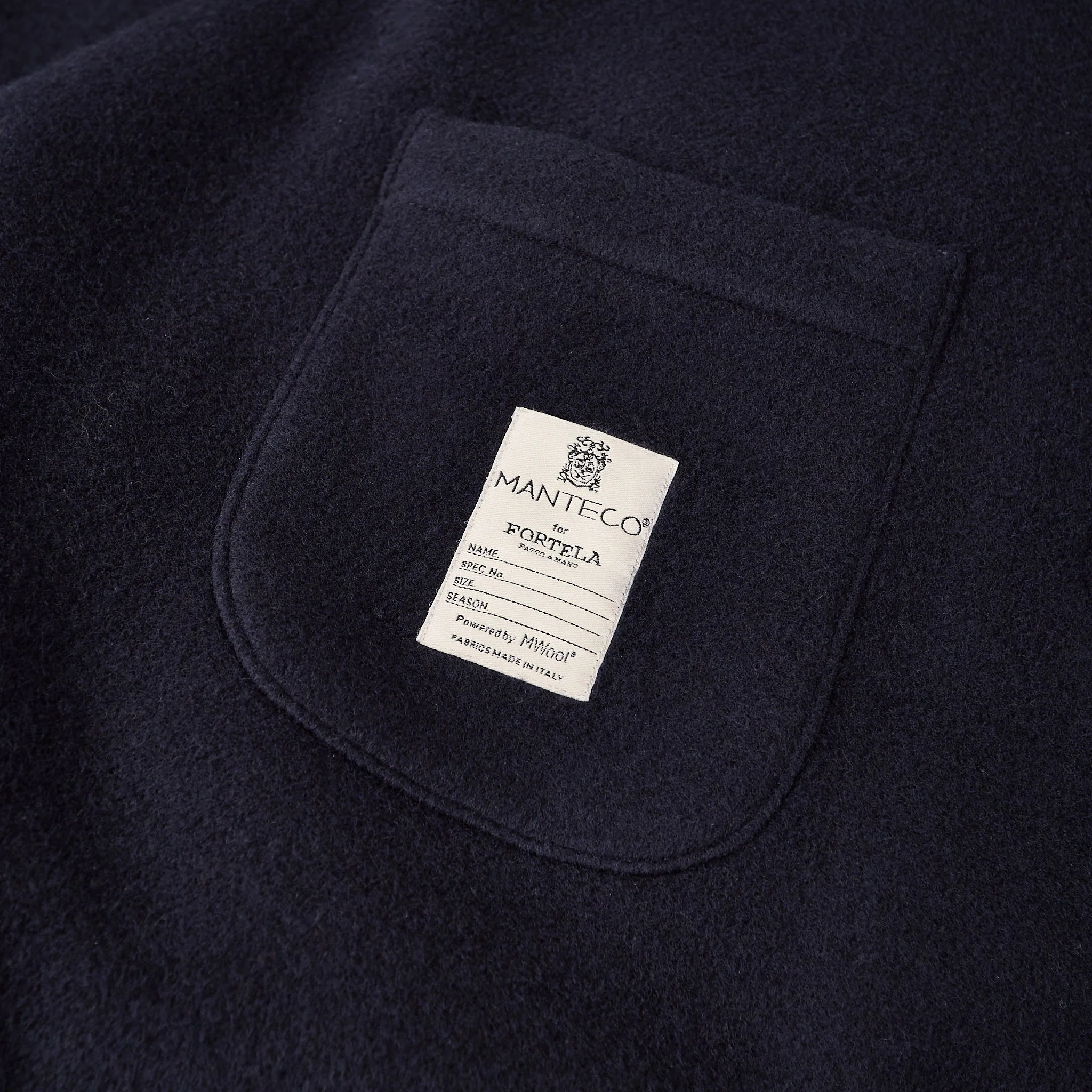 fortela | amedeo-ma477 single-breasted wool coat - blue - Image 5