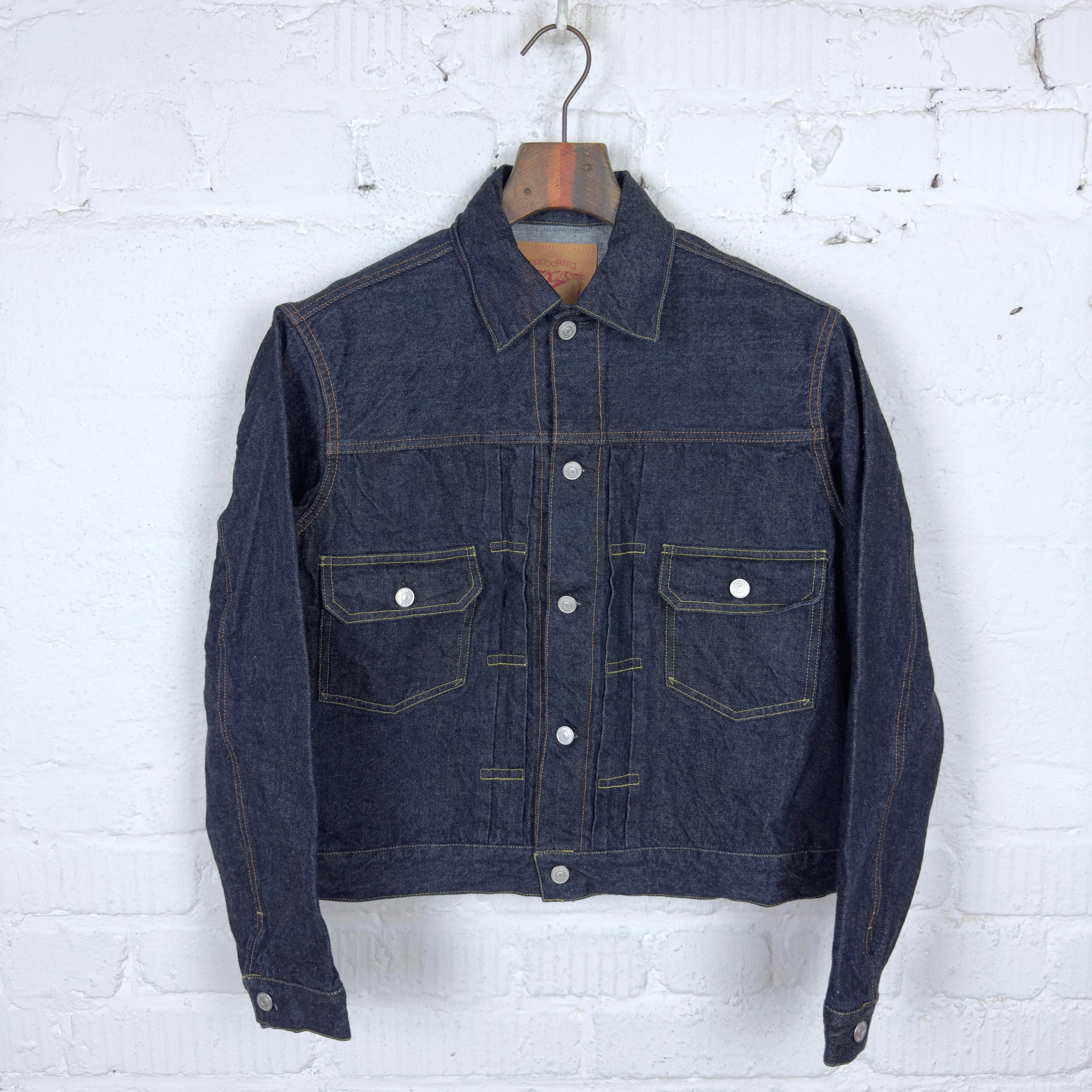 fortela | cisco-gd003 indigo denim jacket - made in japan