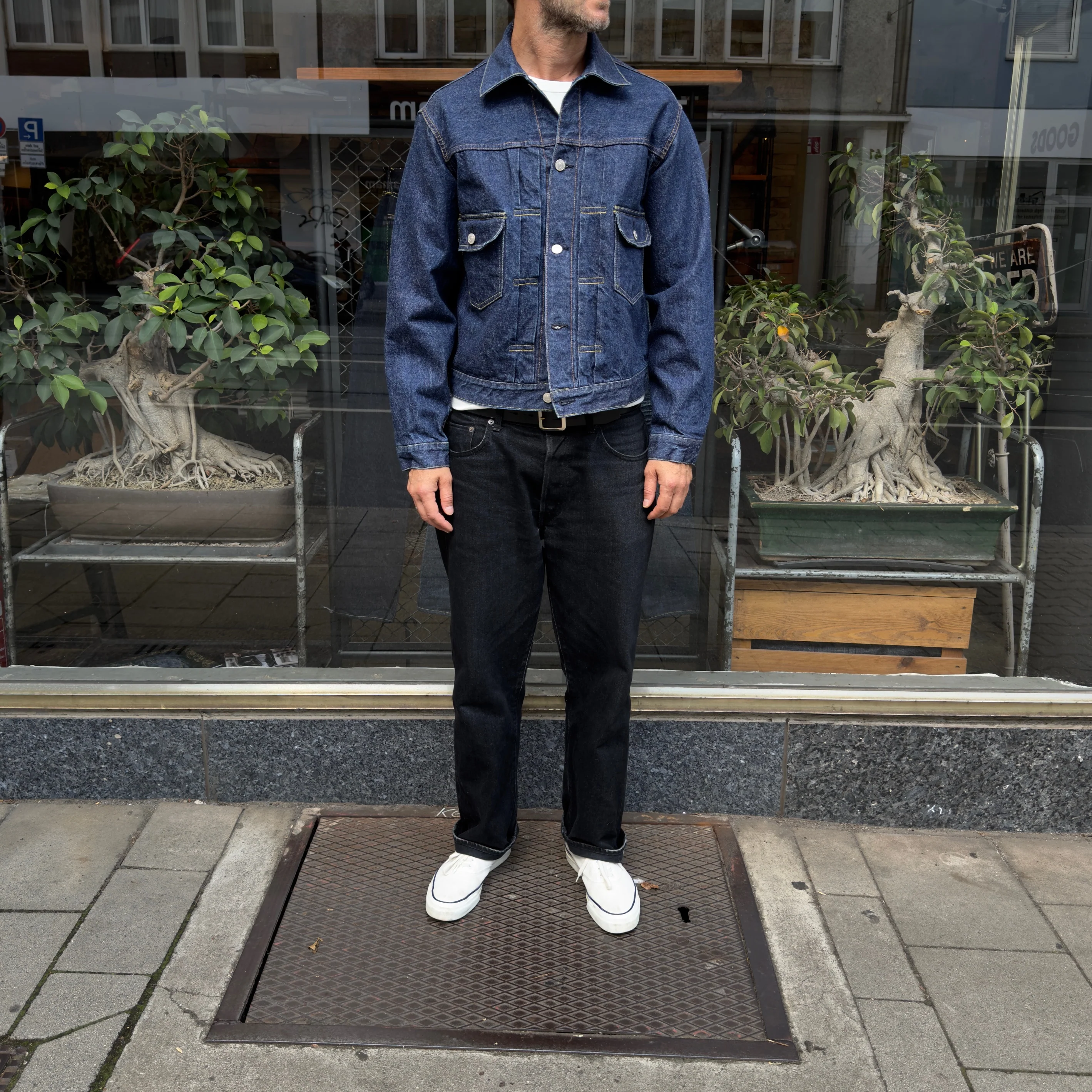 fortela | cisco-gd004 blu denim jacket - made in japan - Image 3