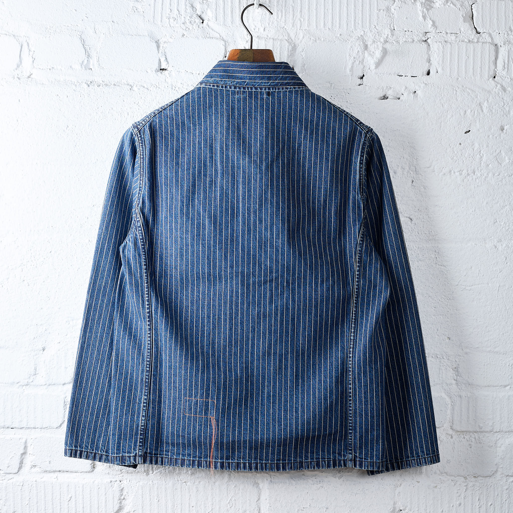 fortela | clays striped denim jacket - Image 3