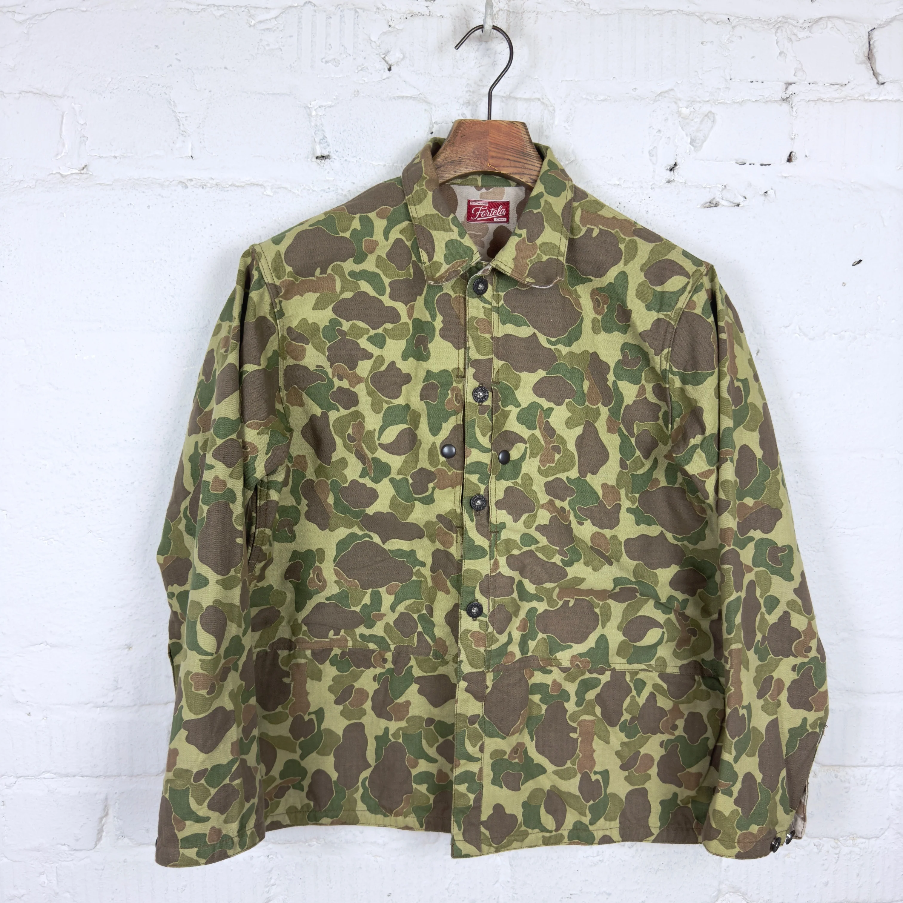 fortela | frog-gd005 gre overshirt - made in japan