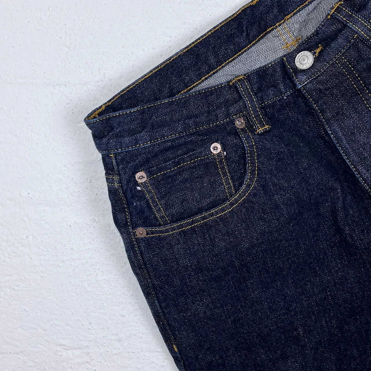 fortela | john 965 selvedge denim regular fit indigo rinse - Image 8